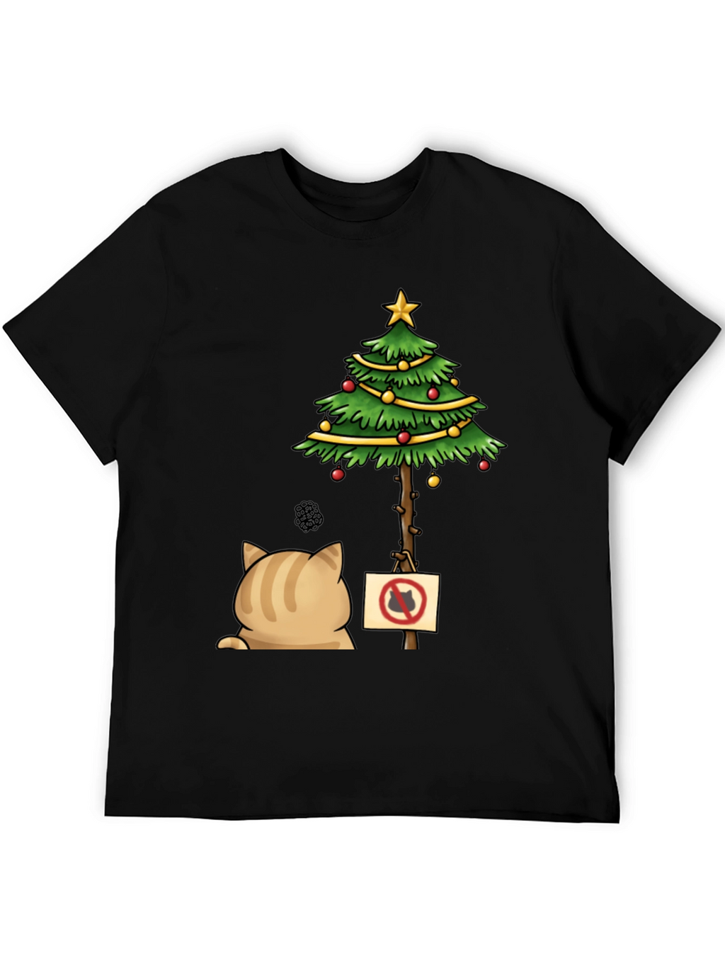 Grumpy Cat Christmas Tree T-Shirt