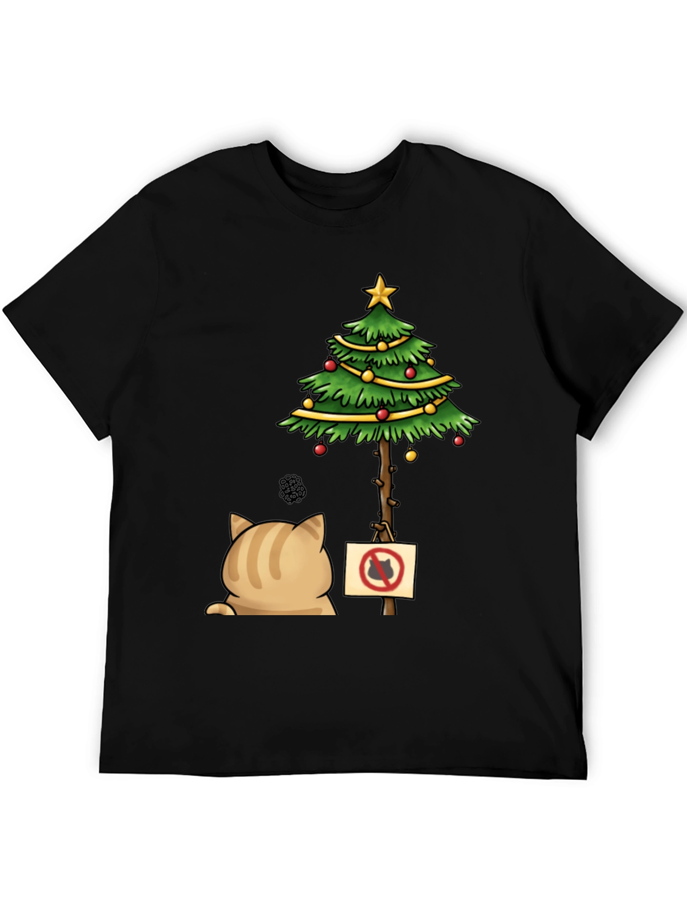 Grumpy Cat Christmas Tree T-Shirt