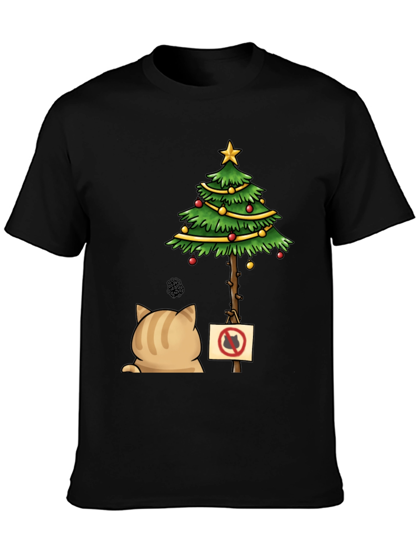 Grumpy Cat Christmas Tree T-Shirt