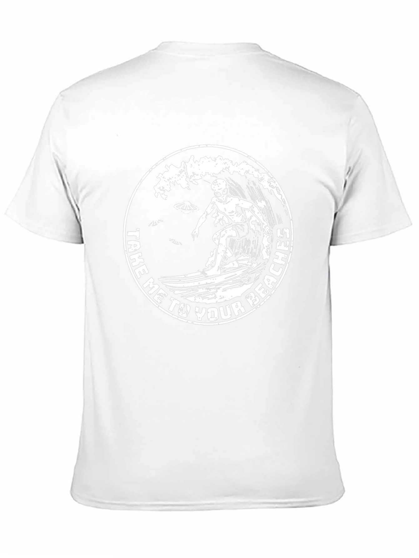 Alien Surfer T-Shirt: Take Me to Your Beaches!