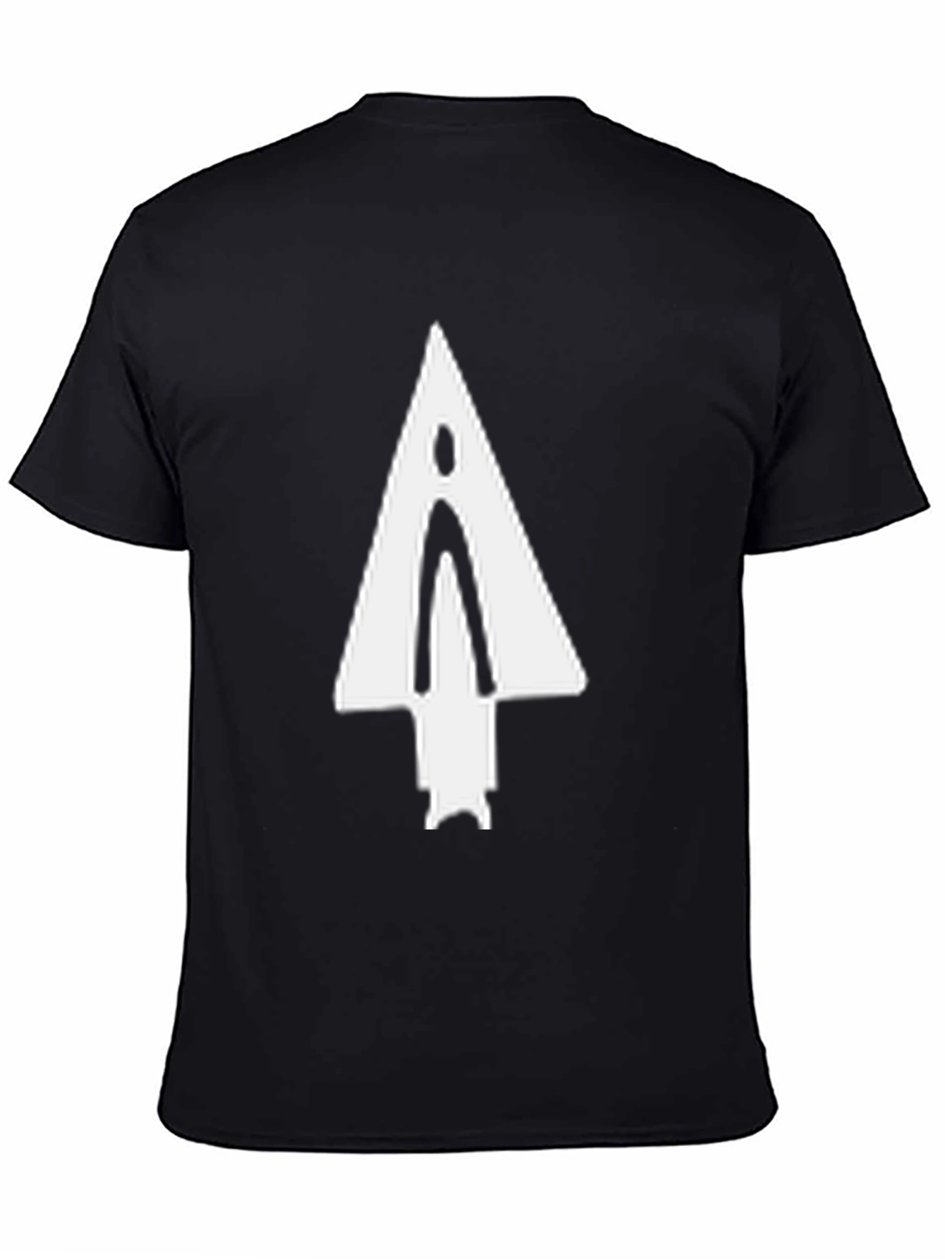 Arrowhead Graphic Tee - Black Cotton Casual Shirt