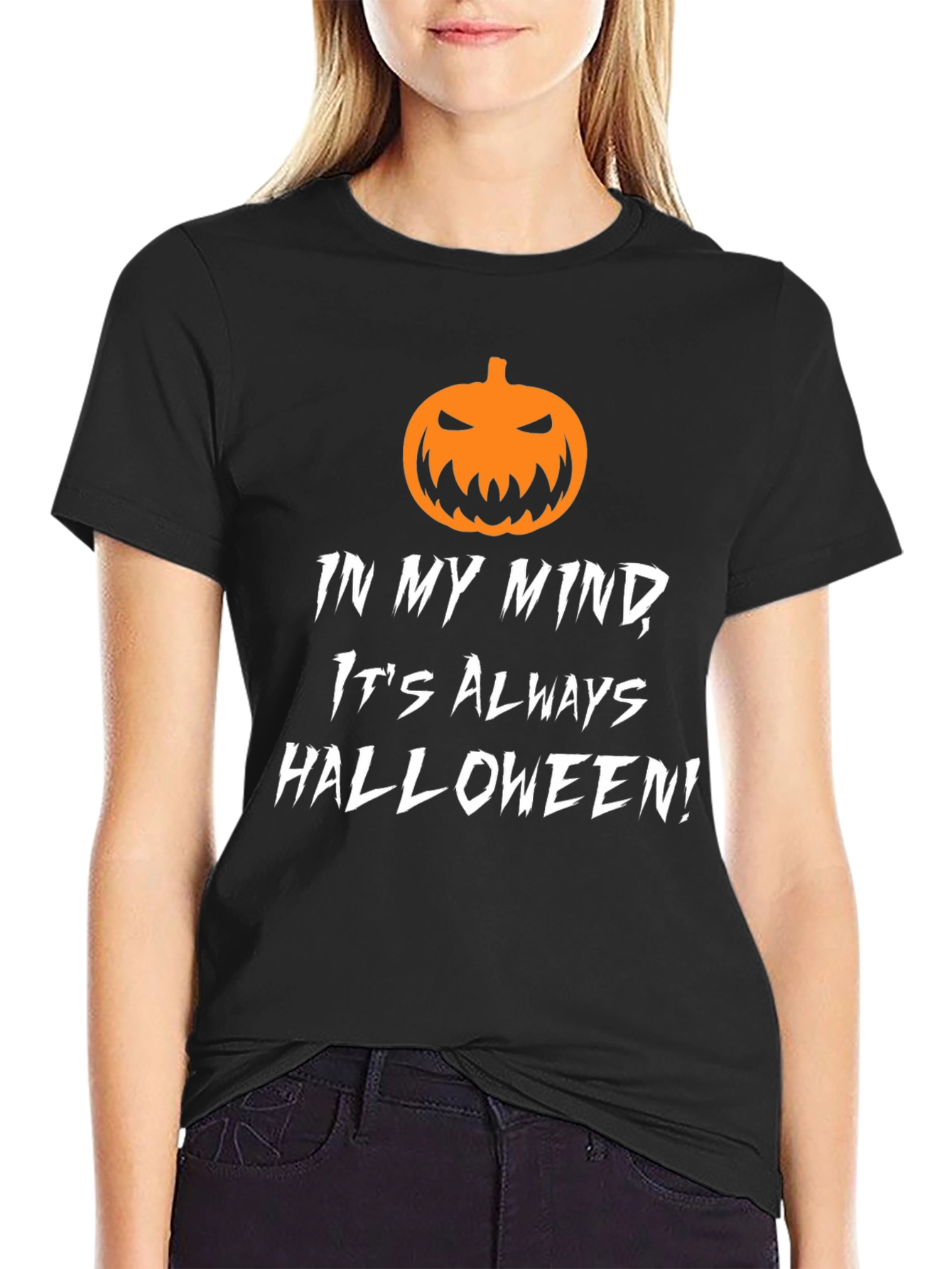 Halloween Mind T-Shirt - Black Holiday Tee
