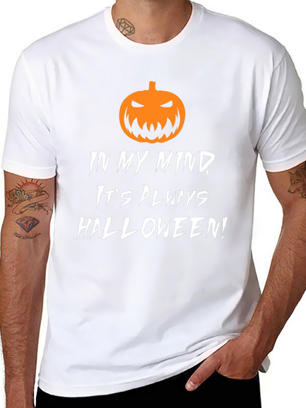 Halloween Mind T-Shirt - Black Holiday Tee