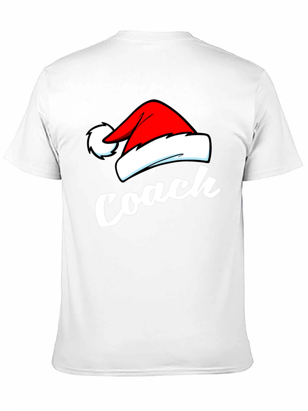 Coach Christmas T-Shirt - Santa Hat Holiday Tee