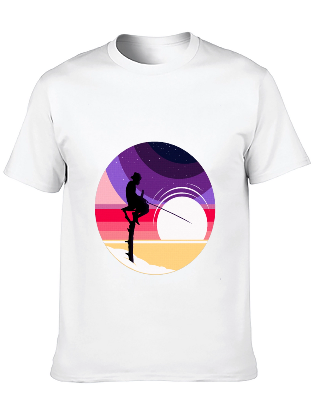 Stilt Fisherman Graphic Tee - Retro Design