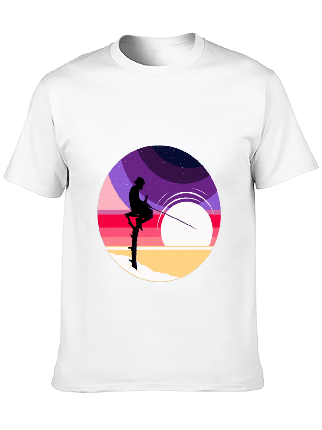 Stilt Fisherman Graphic Tee - Retro Design