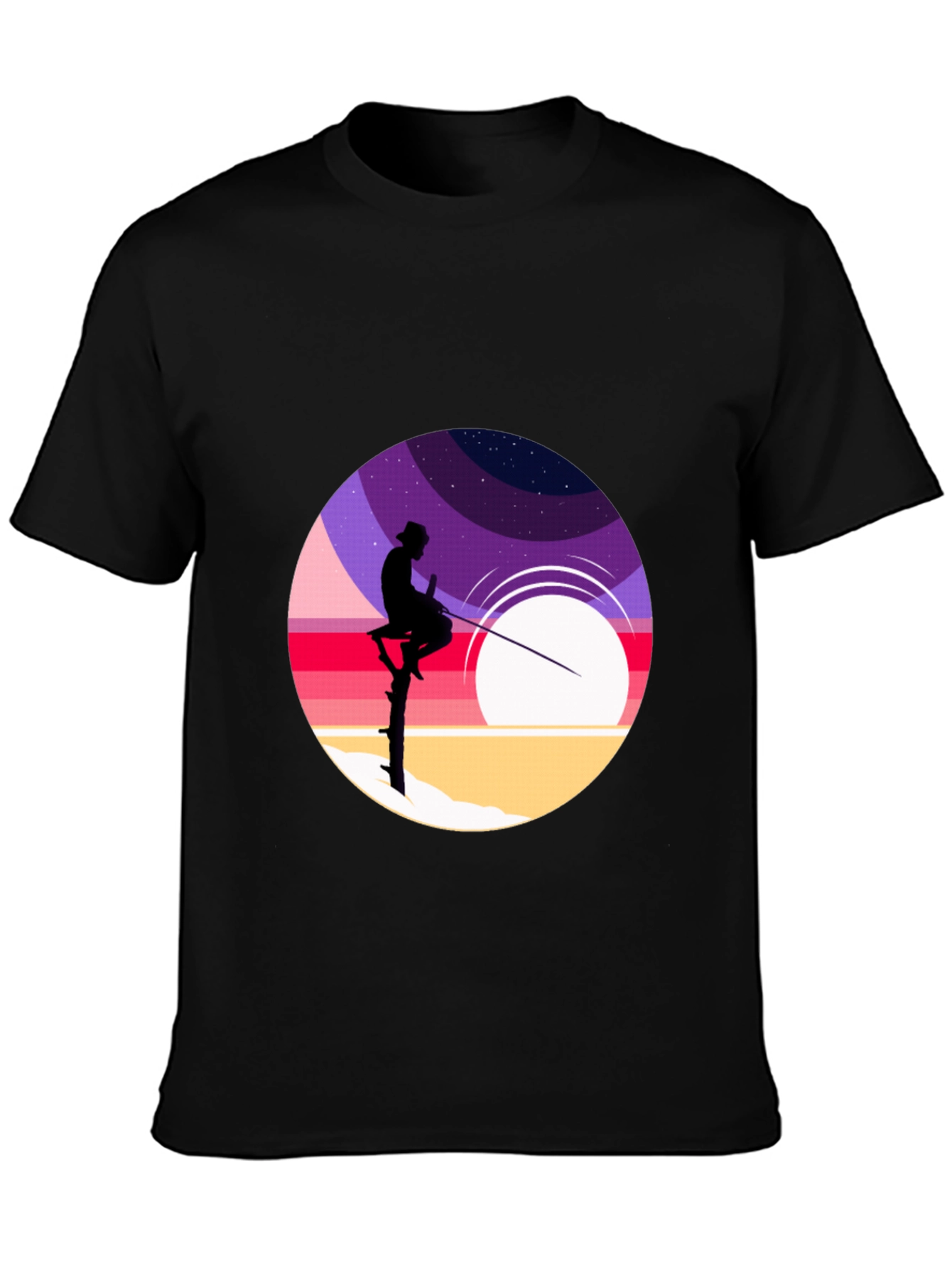 Stilt Fisherman Graphic Tee - Retro Design