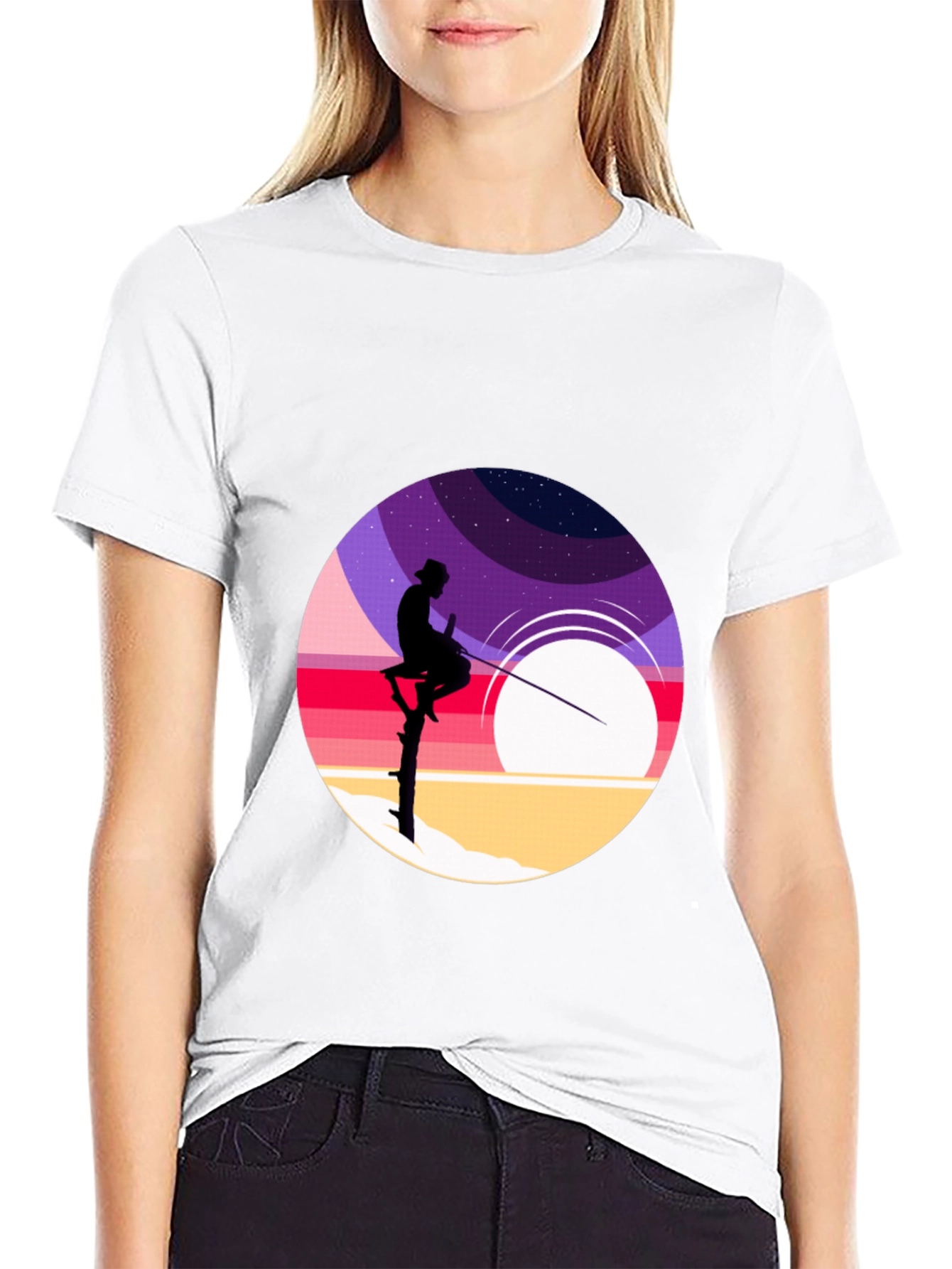Stilt Fisherman Graphic Tee - Retro Design