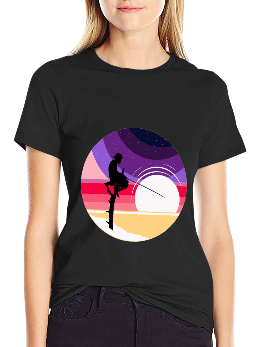 Stilt Fisherman Graphic Tee - Retro Design