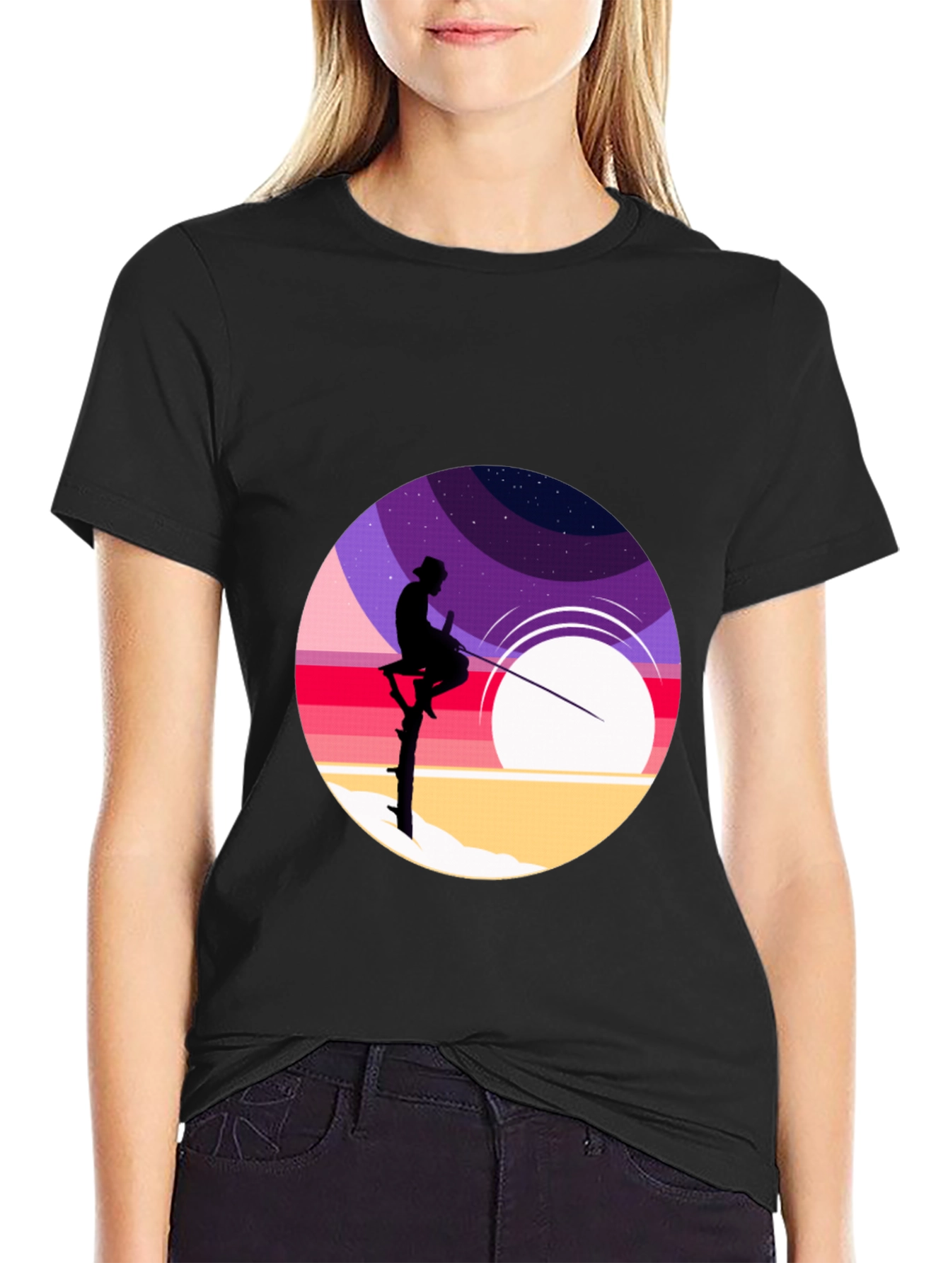 Stilt Fisherman Graphic Tee - Retro Design