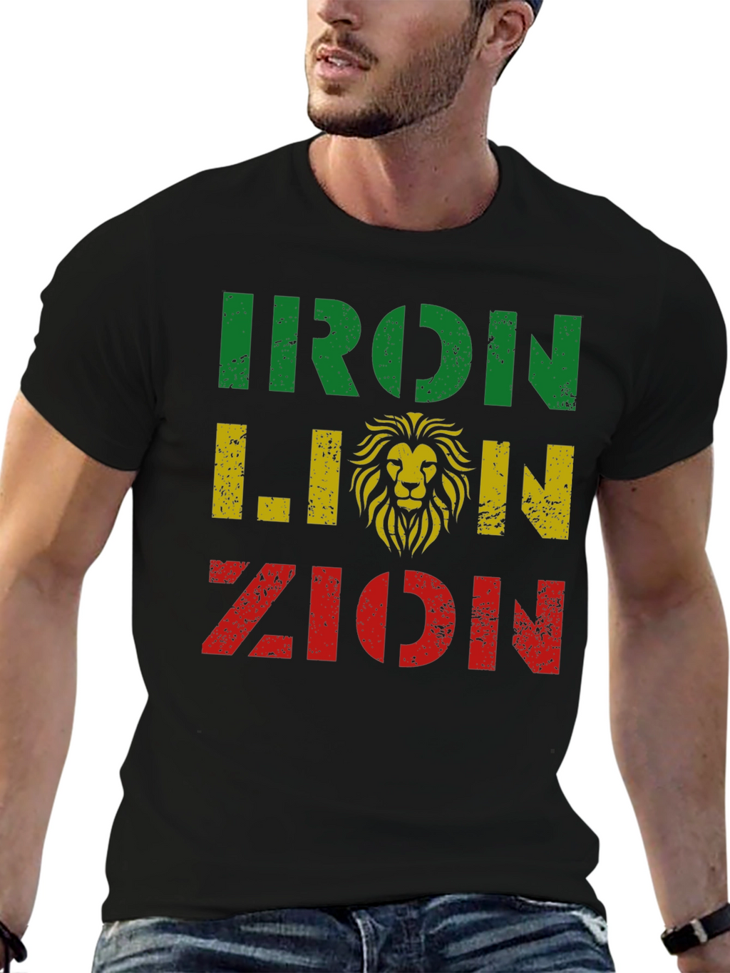 Iron Lion Zion T-Shirt - Reggae Inspired Design
