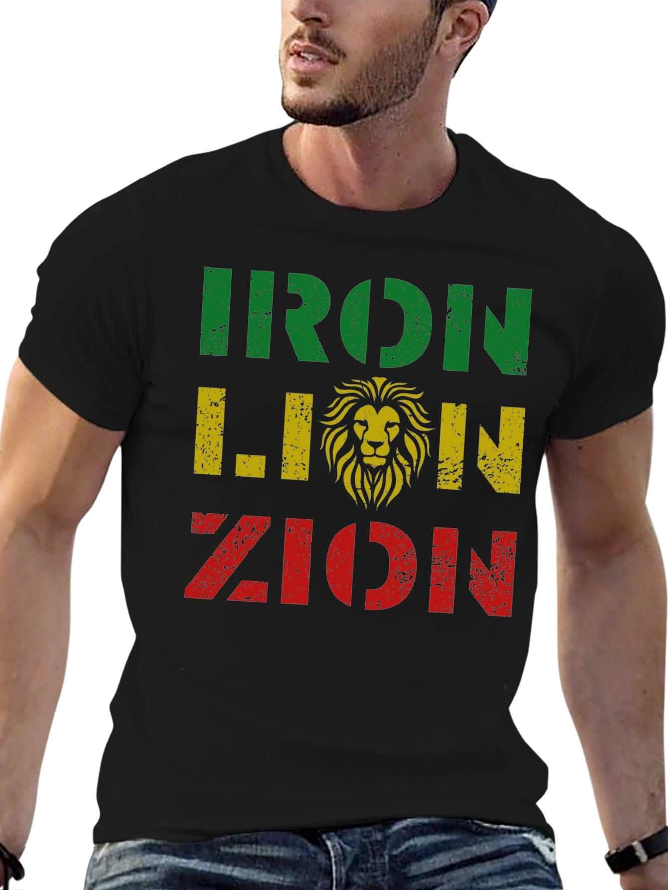 Iron Lion Zion T-Shirt - Reggae Inspired Design