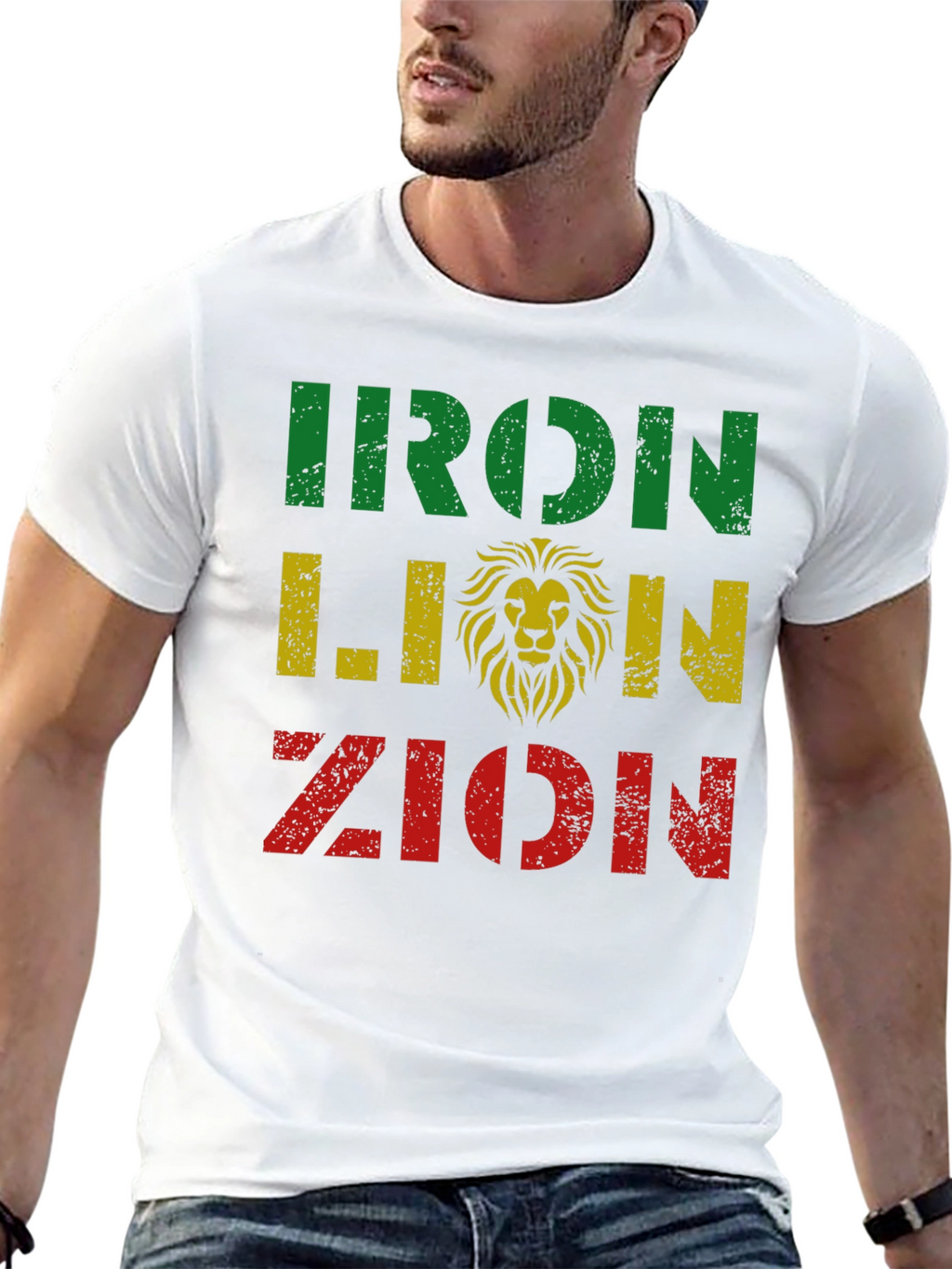 Iron Lion Zion T-Shirt - Reggae Inspired Design