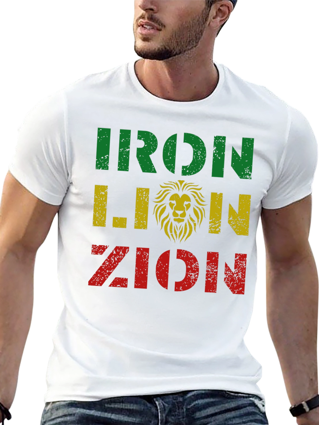 Iron Lion Zion T-Shirt - Reggae Inspired Design