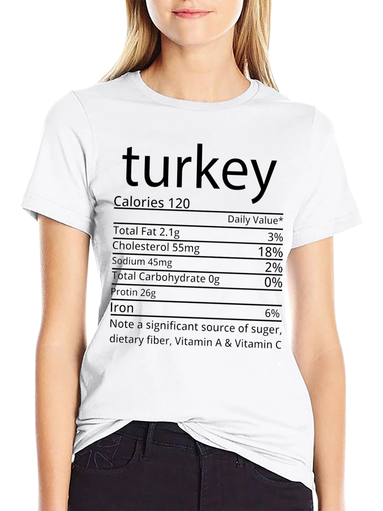 Turkey Nutrition Facts T-Shirt