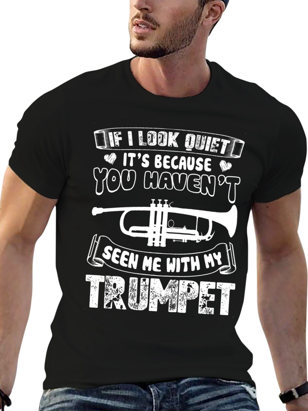 Funny Trumpet Player Graphic T-Shirt
