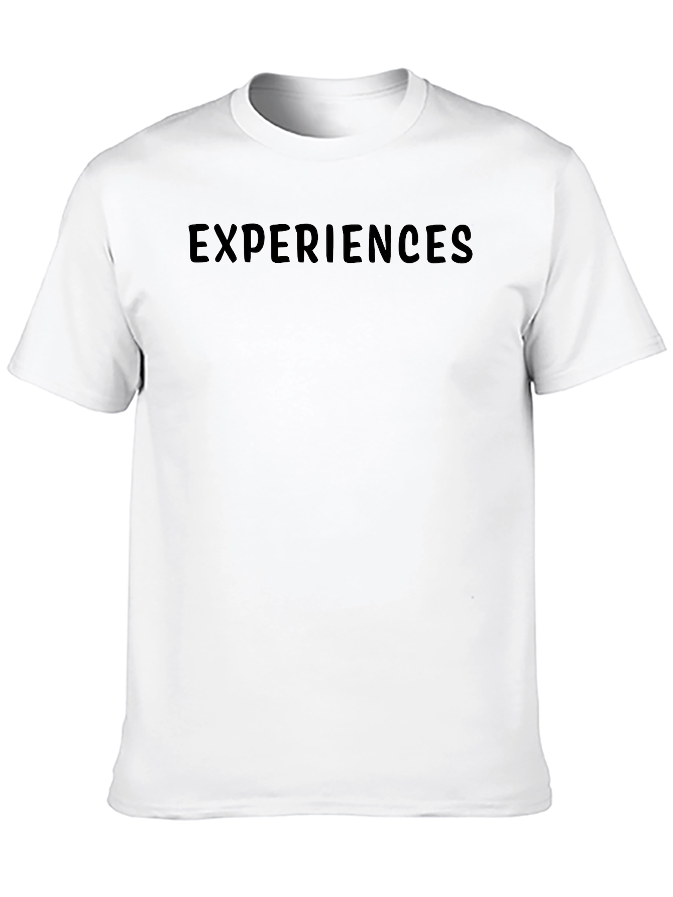 Experiences Black Crew Neck T-Shirt