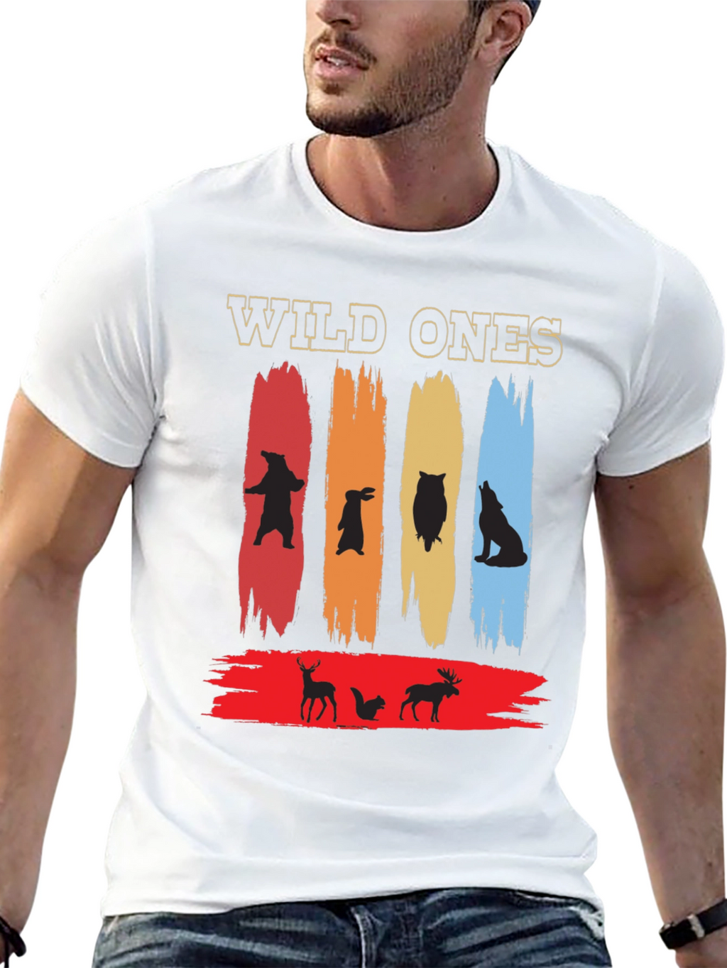 Wild Ones Animal Graphic Tee - Nature Inspired Design