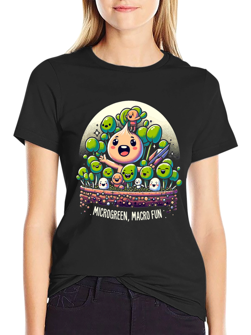 Microgreen Macro Fun Graphic Tee