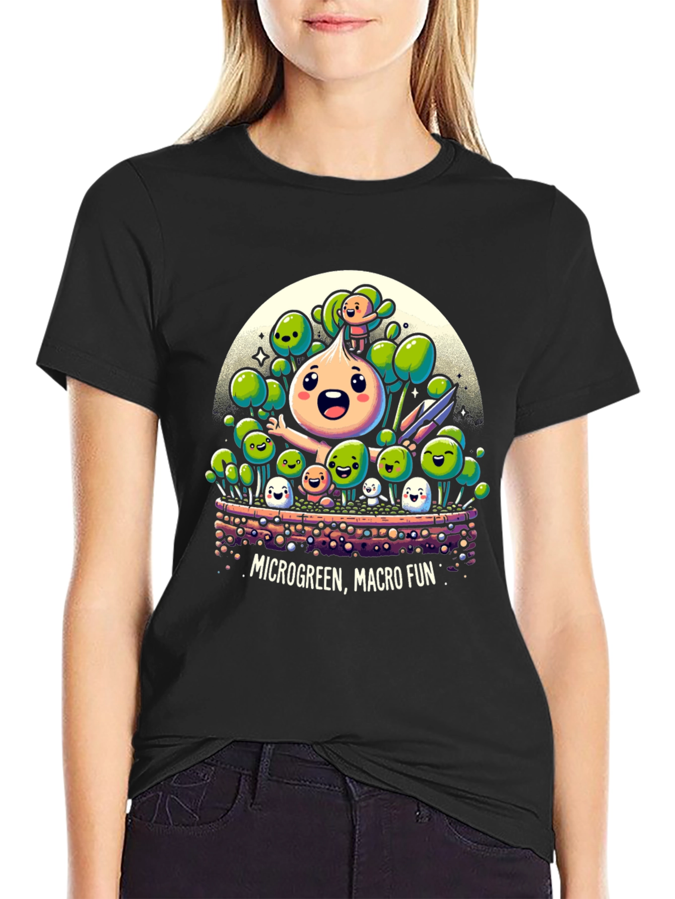 Microgreen Macro Fun Graphic Tee