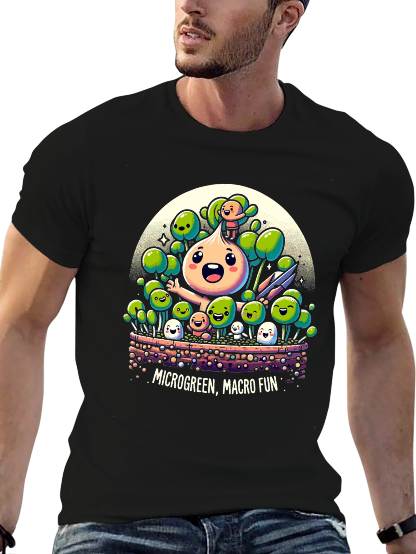Microgreen Macro Fun Graphic Tee