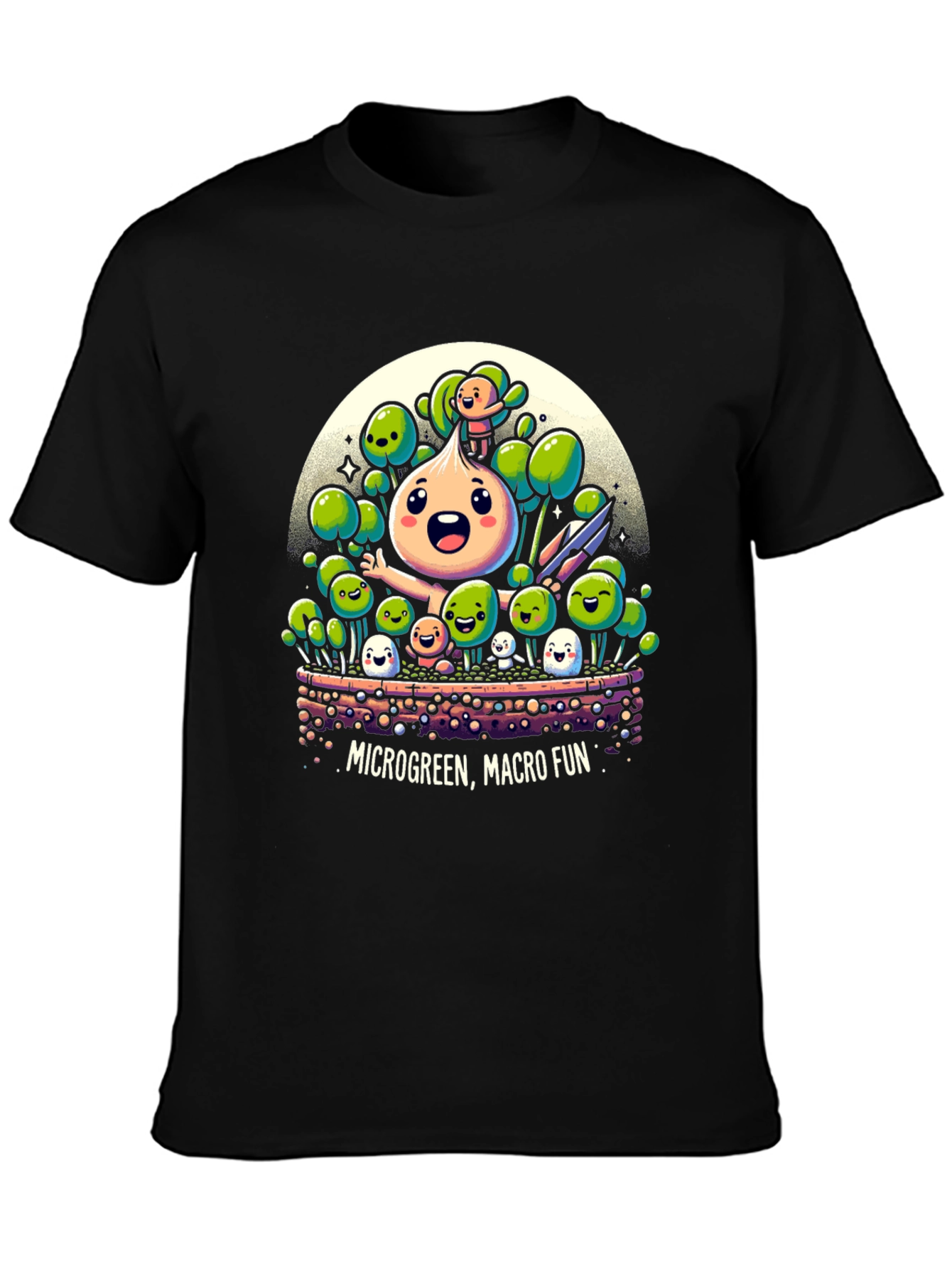 Microgreen Macro Fun Graphic Tee