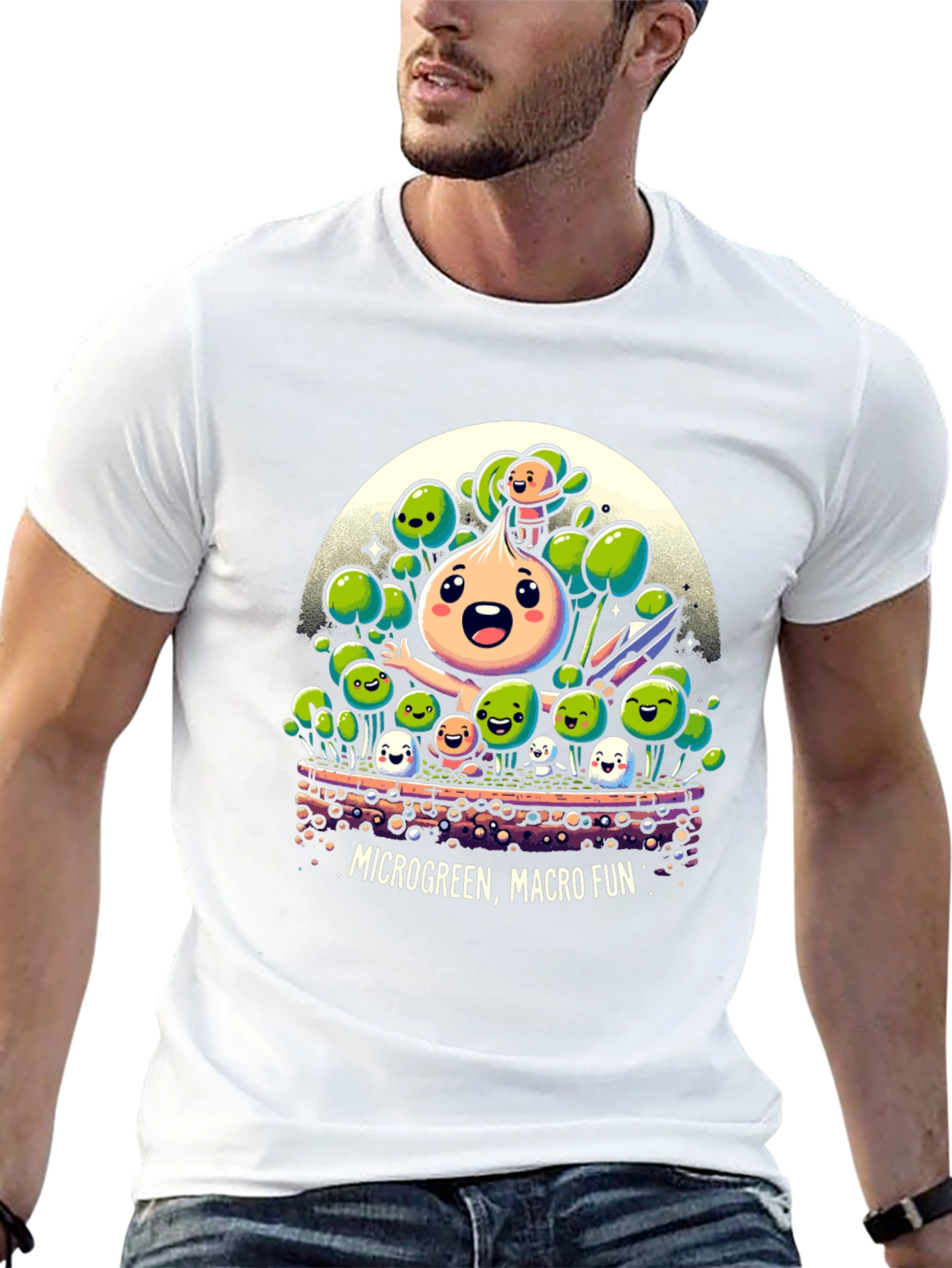 Microgreen Macro Fun Graphic Tee