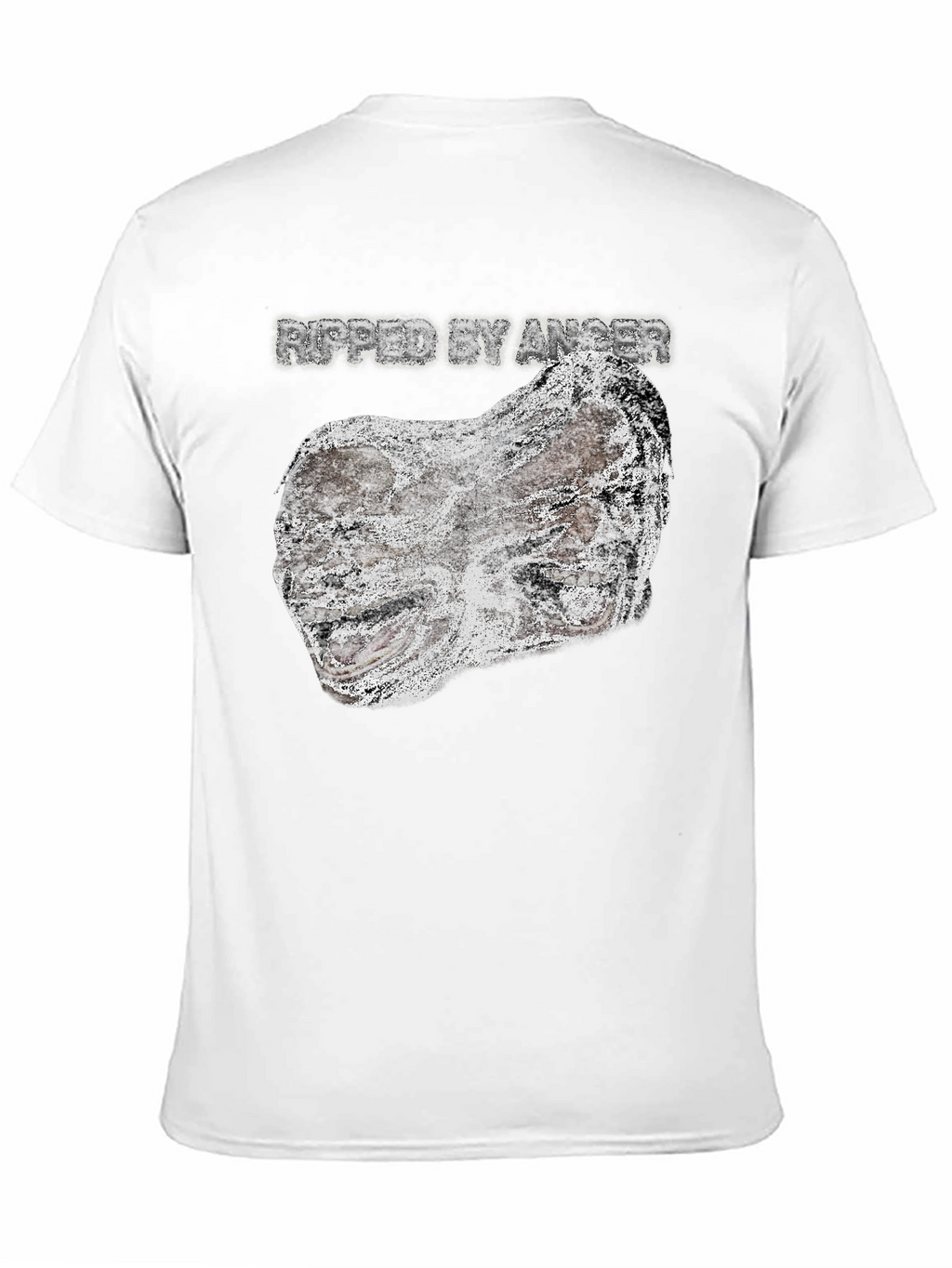 Ripped by Anger Graphic Tee - Black