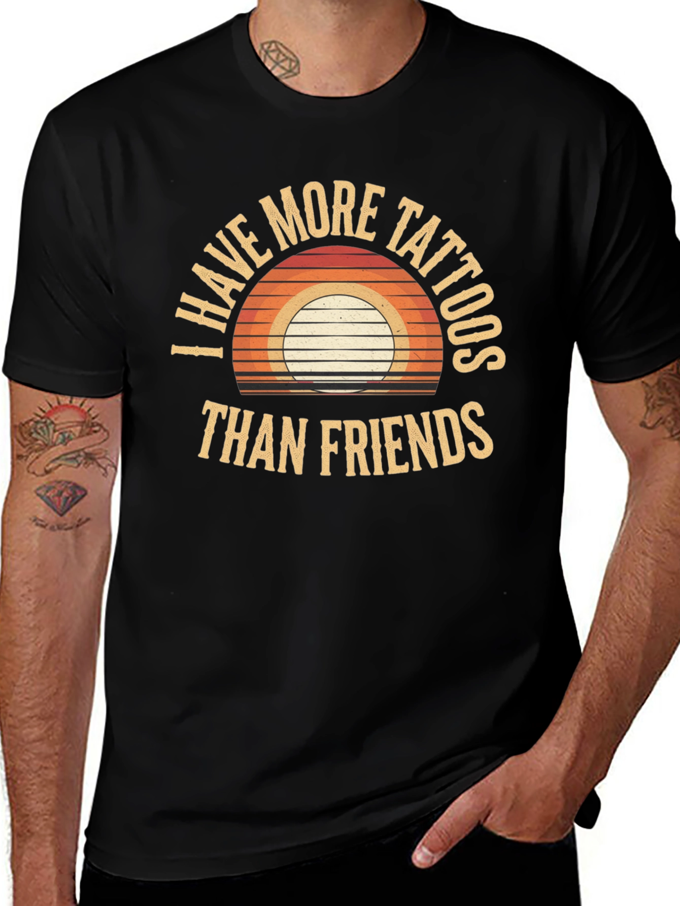 I Have More Tattoos Than Friends Graphic Tee