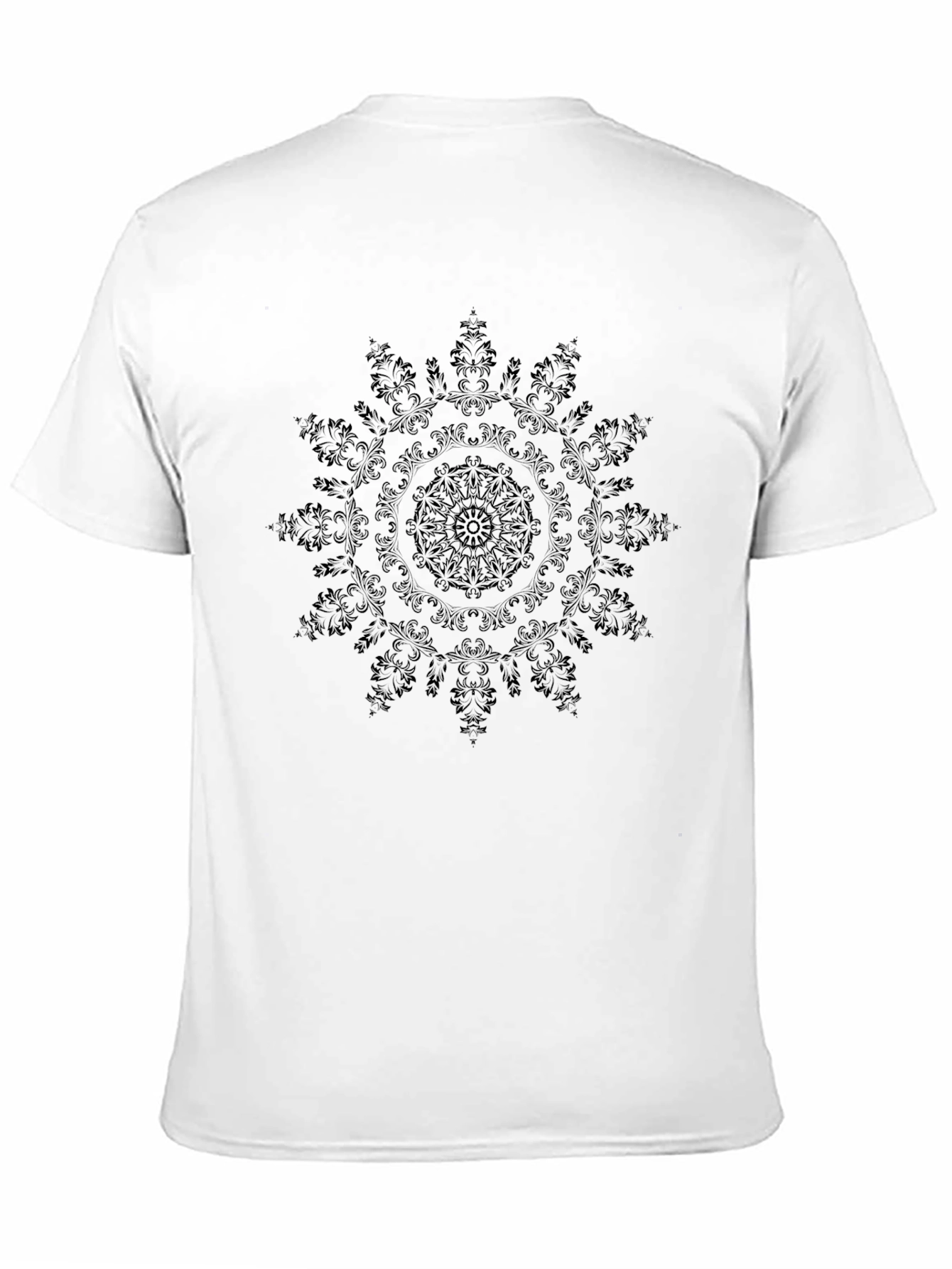 Black Mandala Graphic T-Shirt