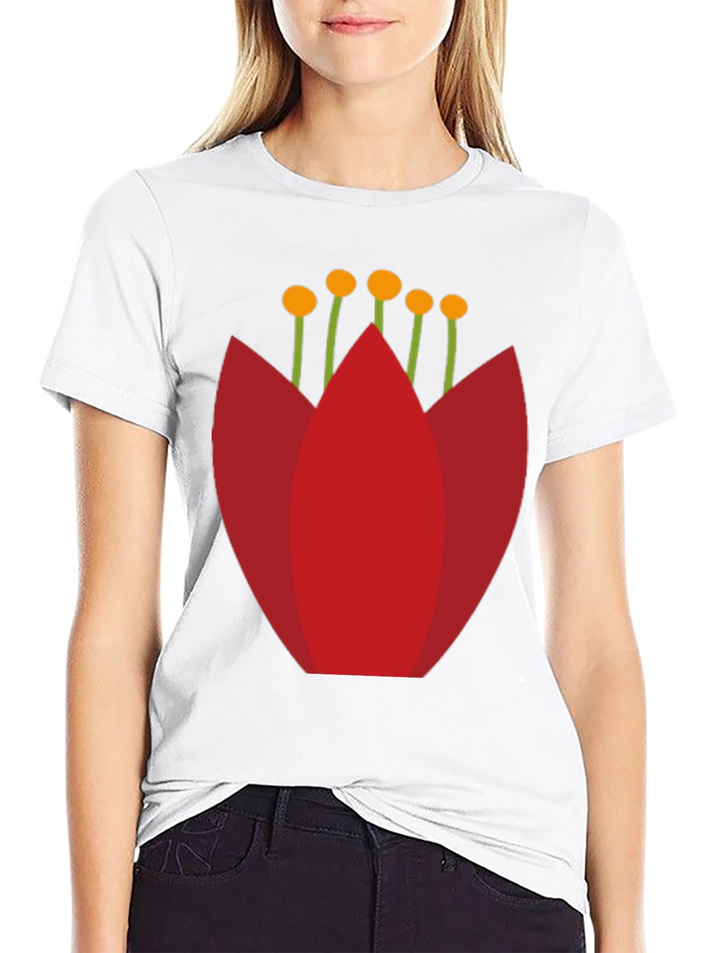 Modern Floral Graphic T-Shirt