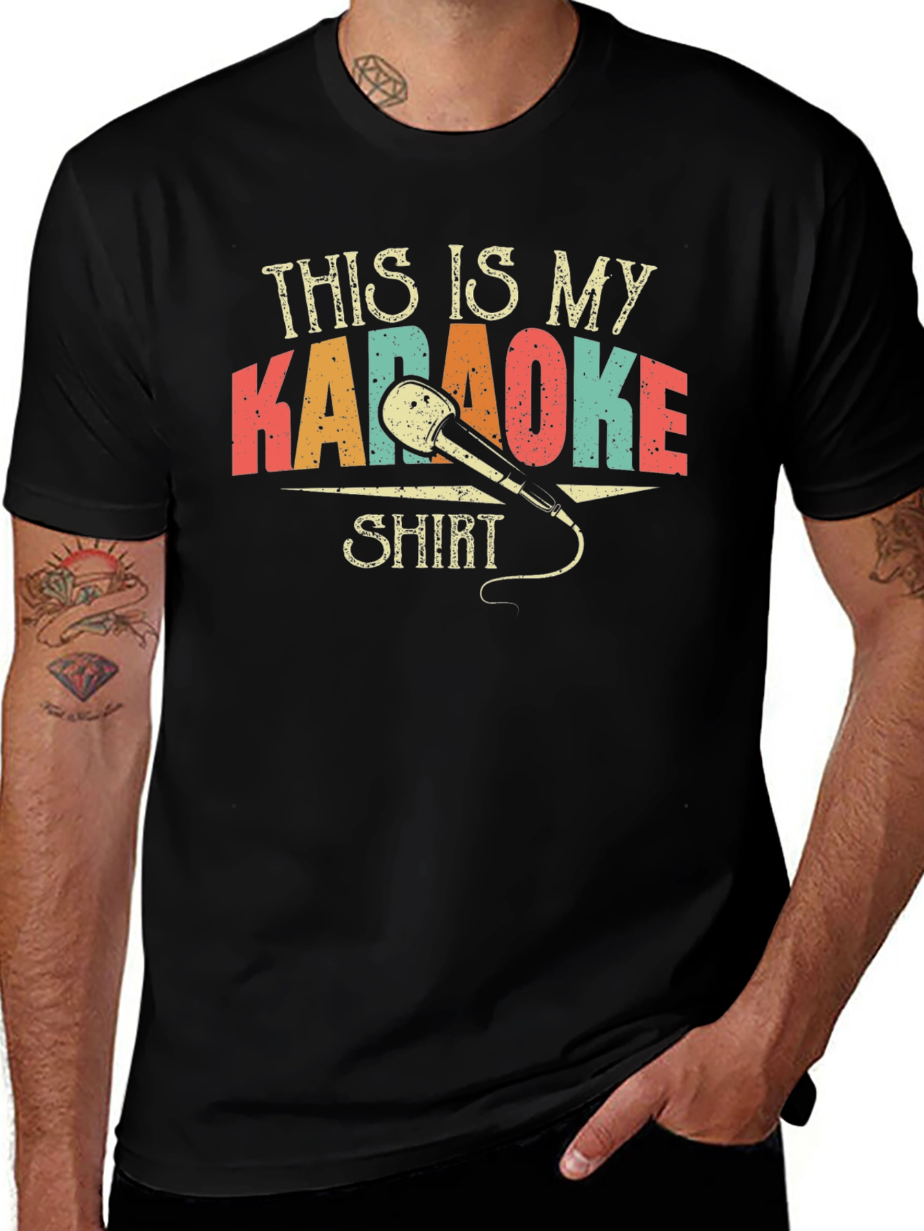 This Is My Karaoke Shirt - Retro Style Music Tee