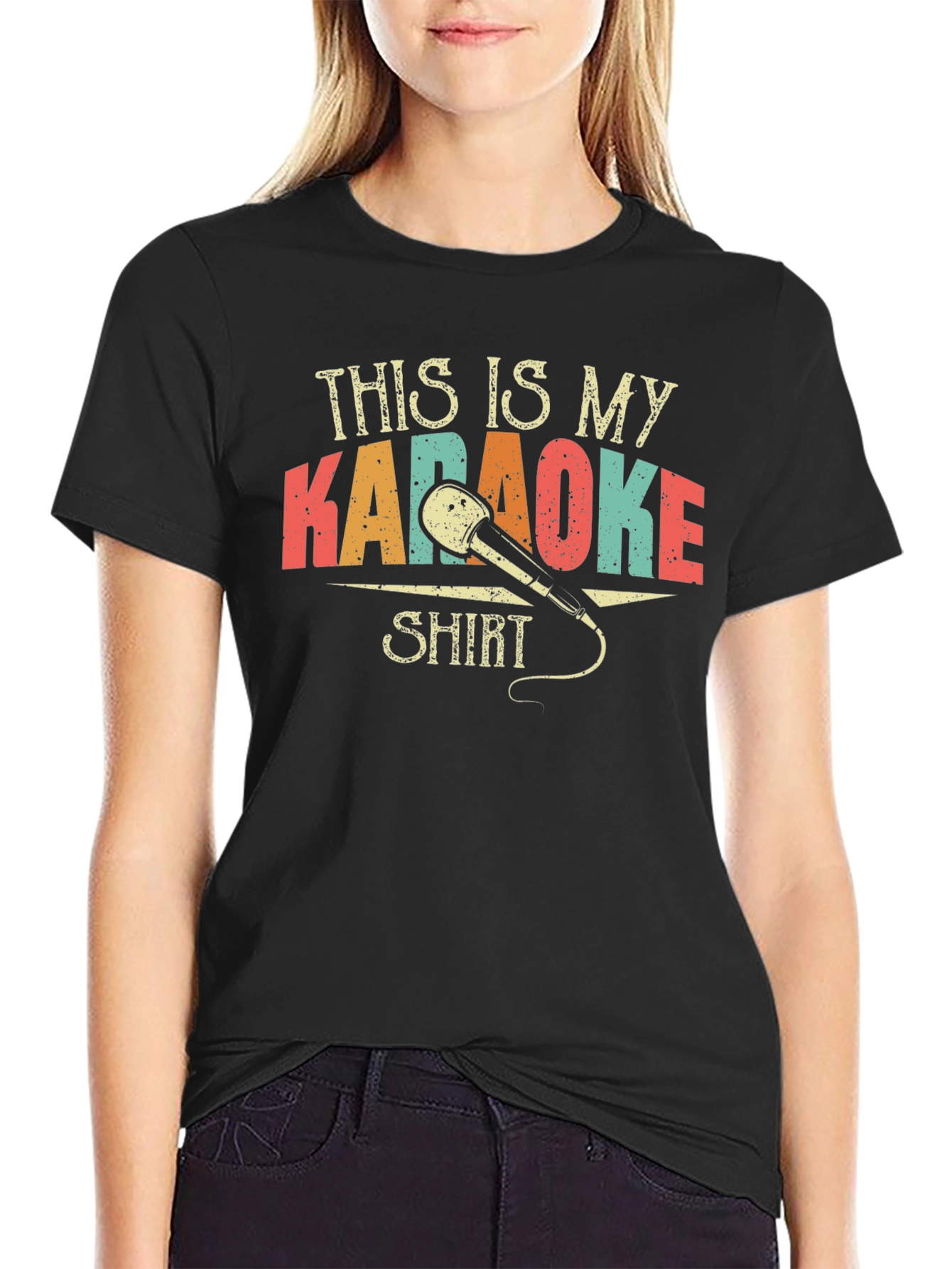 This Is My Karaoke Shirt - Retro Style Music Tee