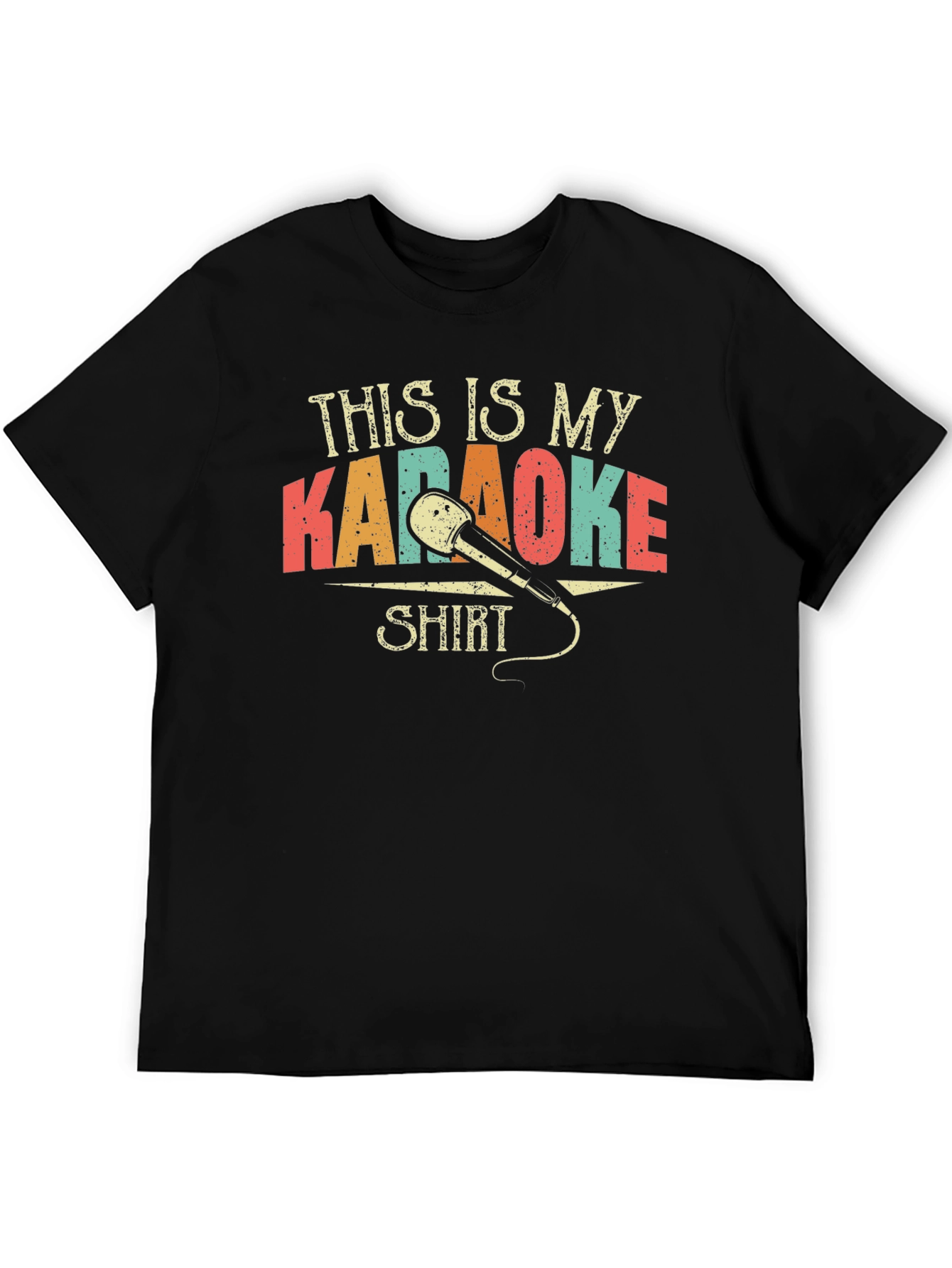 This Is My Karaoke Shirt - Retro Style Music Tee