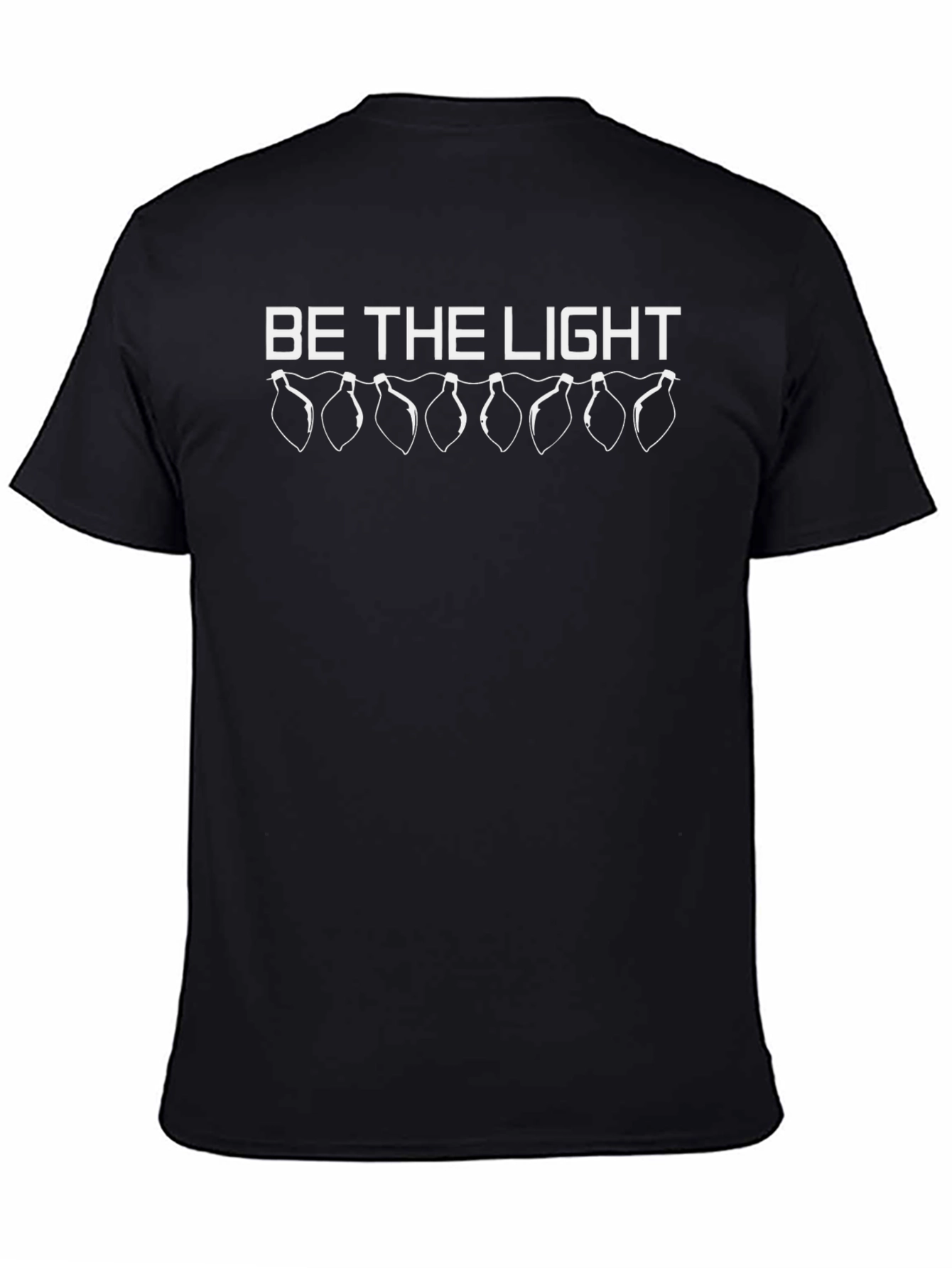 Be The Light Holiday T-Shirt - Festive Graphic Tee