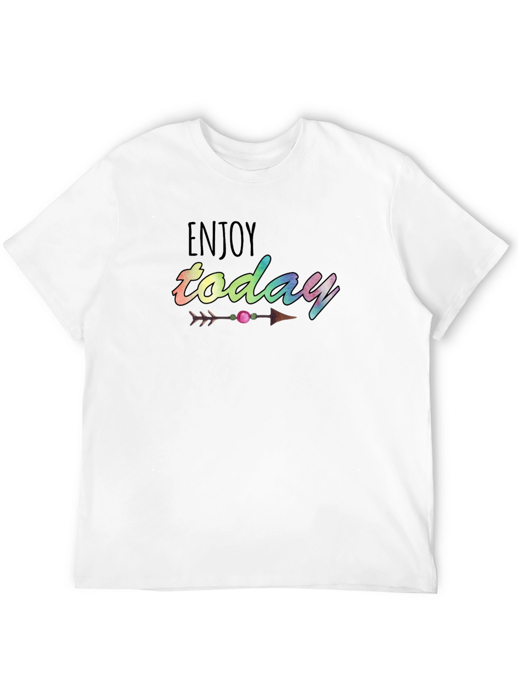 Enjoy Today Graphic Tee - Black