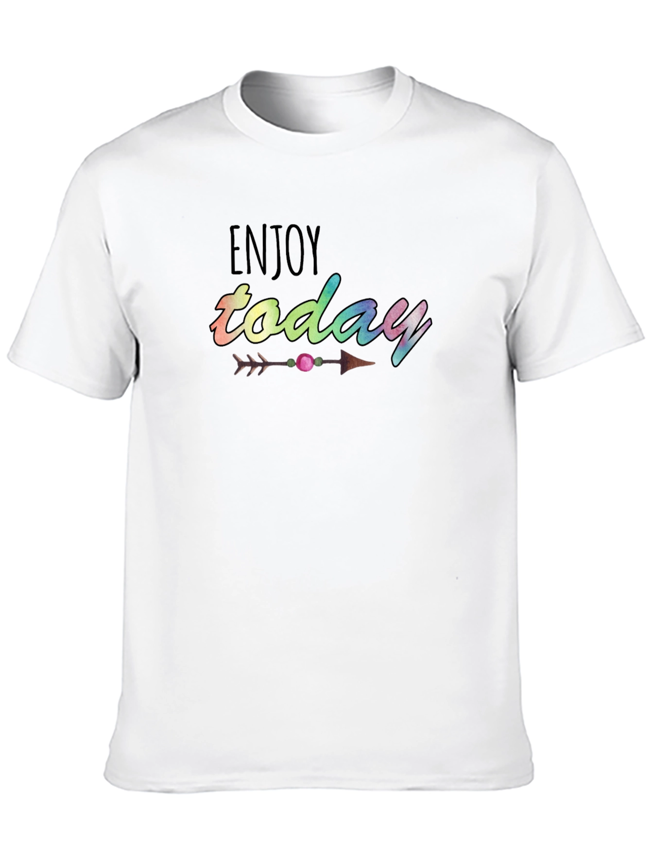 Enjoy Today Graphic Tee - Black