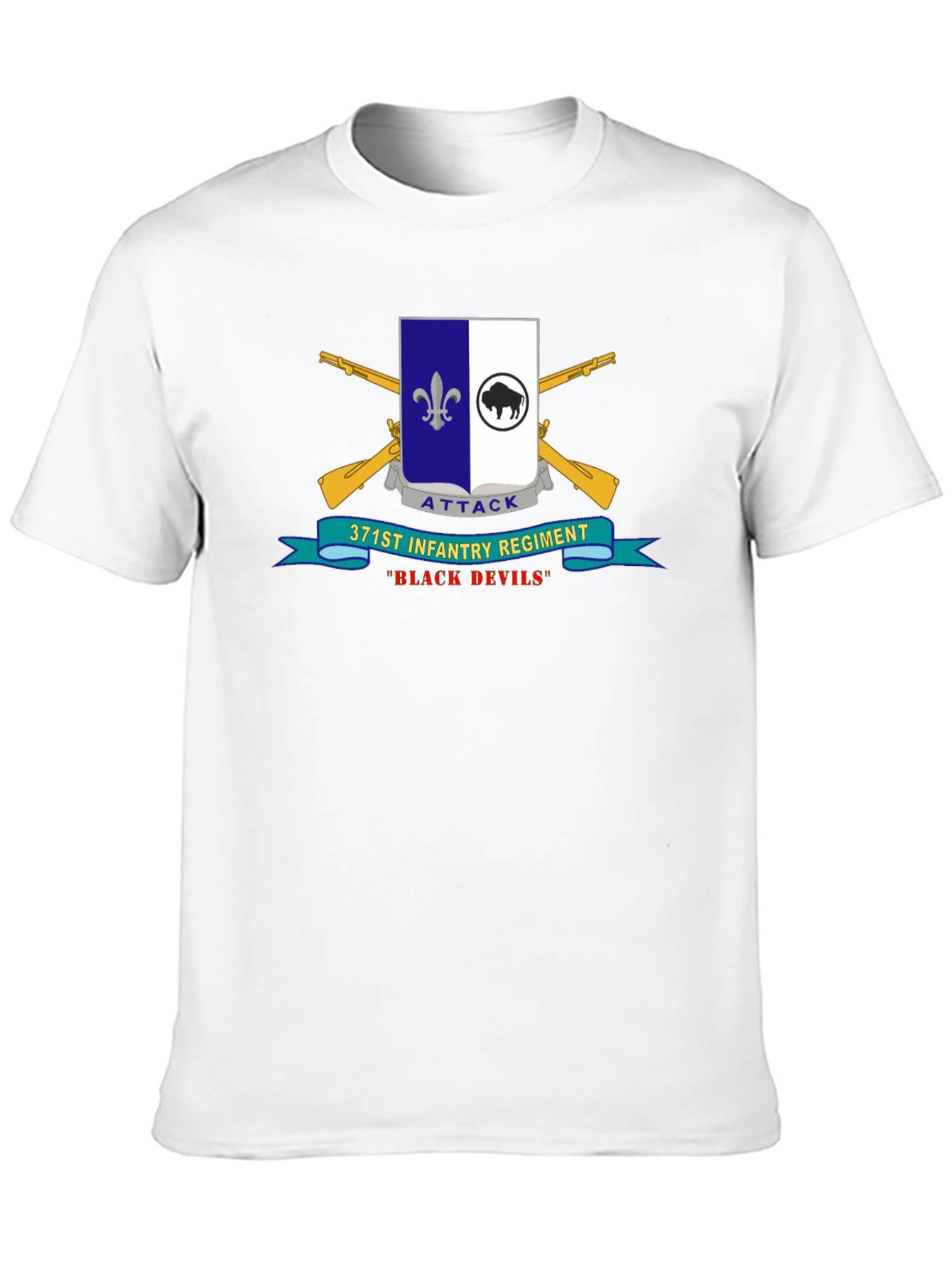 371st Infantry Regiment Black Devils T-Shirt