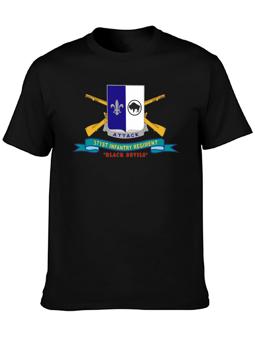 371st Infantry Regiment Black Devils T-Shirt