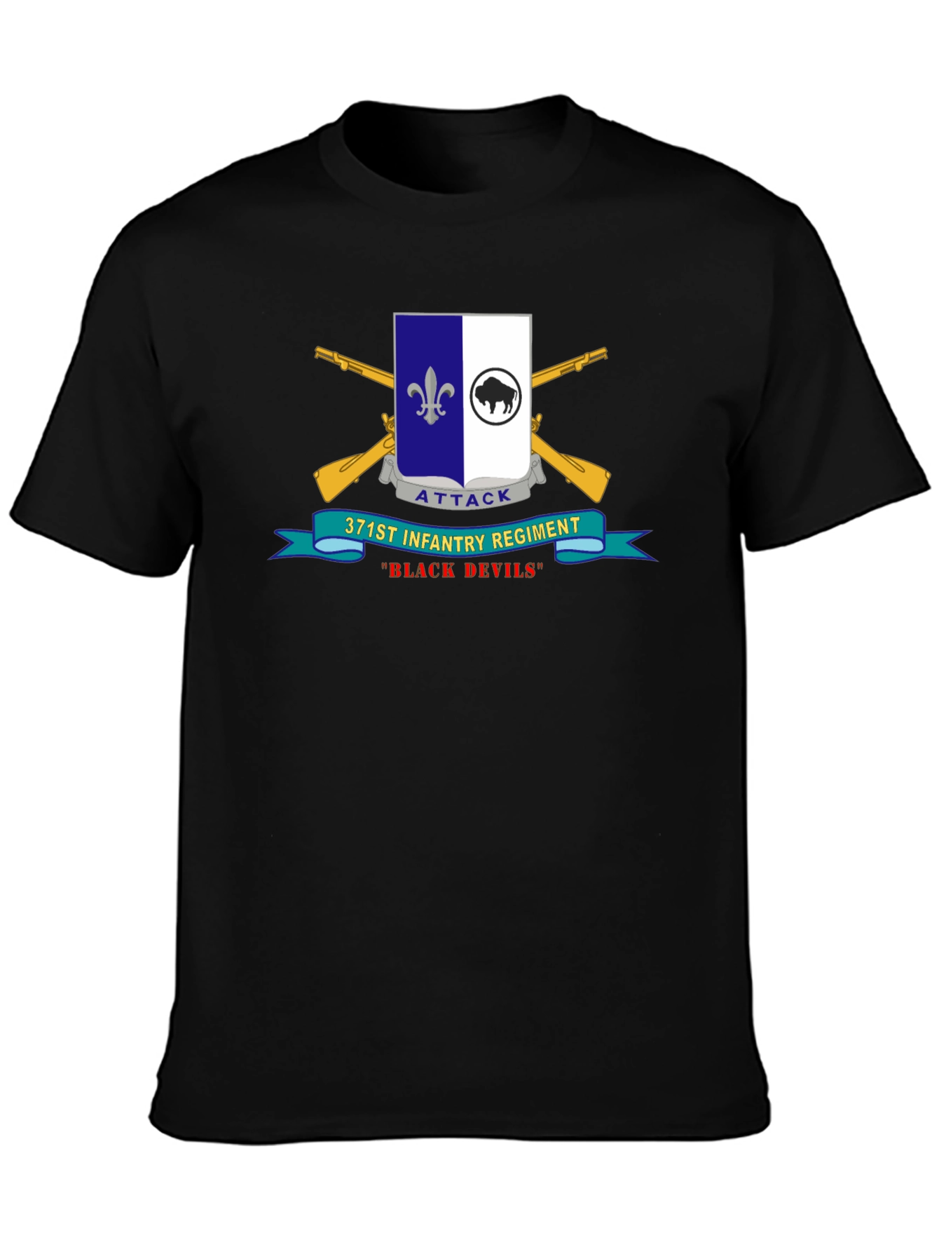 371st Infantry Regiment Black Devils T-Shirt