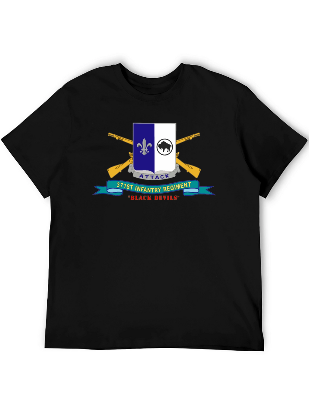 371st Infantry Regiment Black Devils T-Shirt