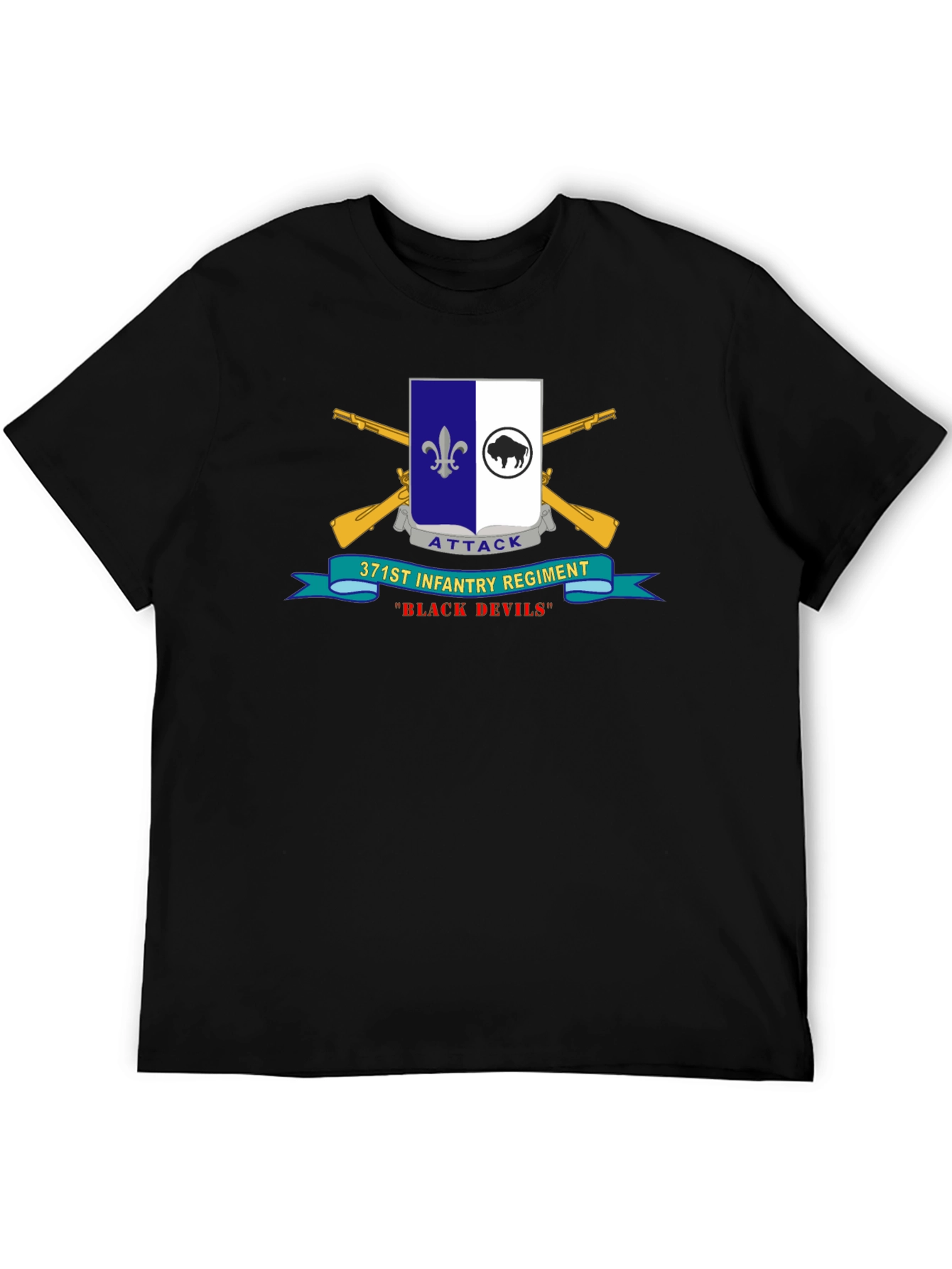 371st Infantry Regiment Black Devils T-Shirt