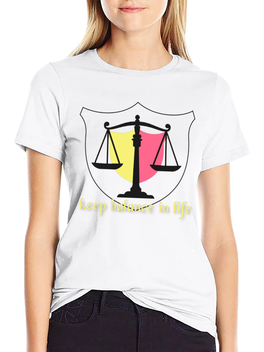 Balance in Life Graphic T-Shirt