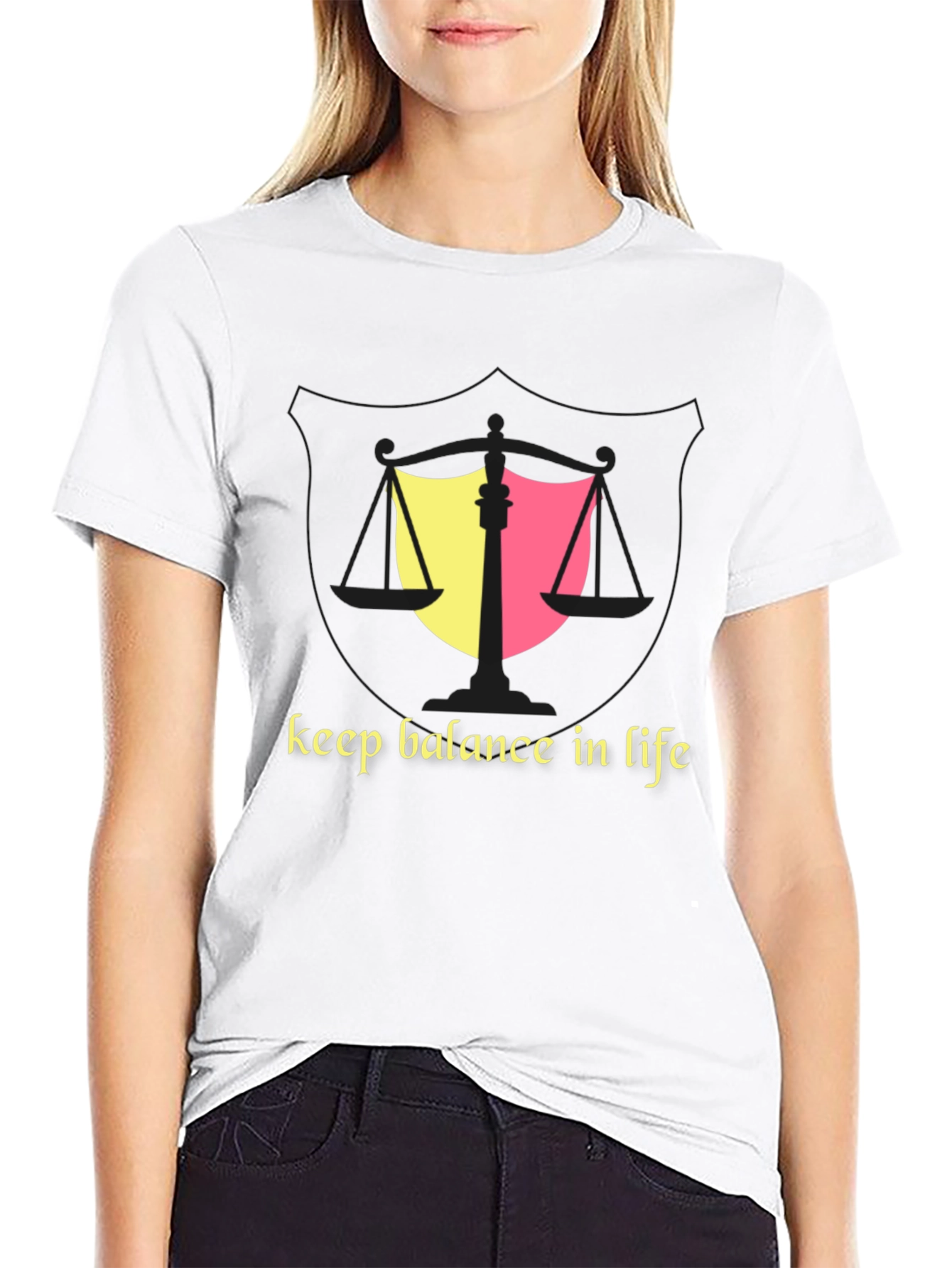 Balance in Life Graphic T-Shirt
