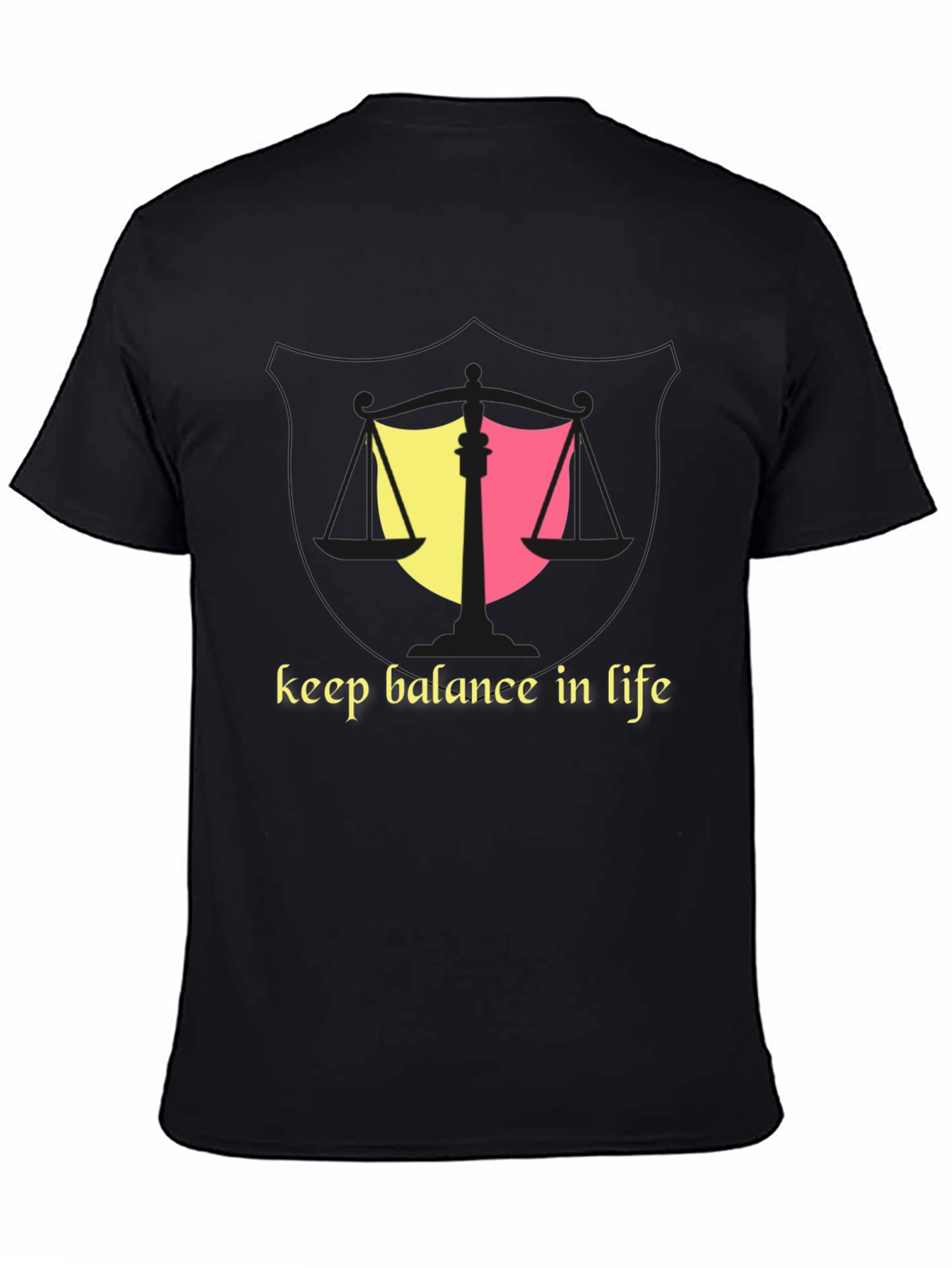 Balance in Life Graphic T-Shirt