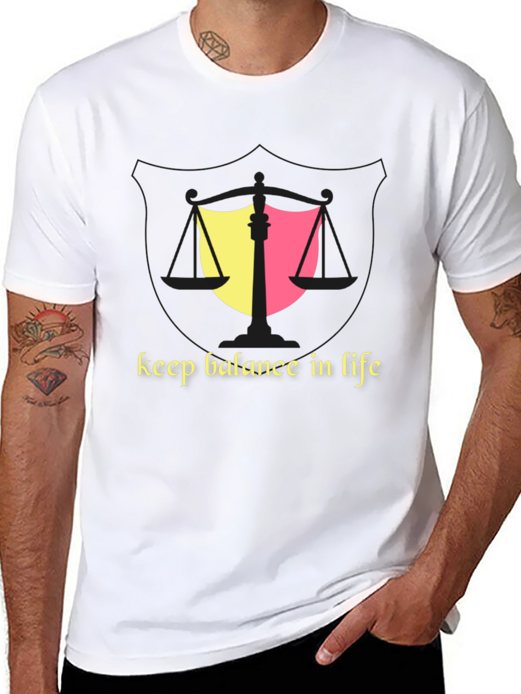 Balance in Life Graphic T-Shirt