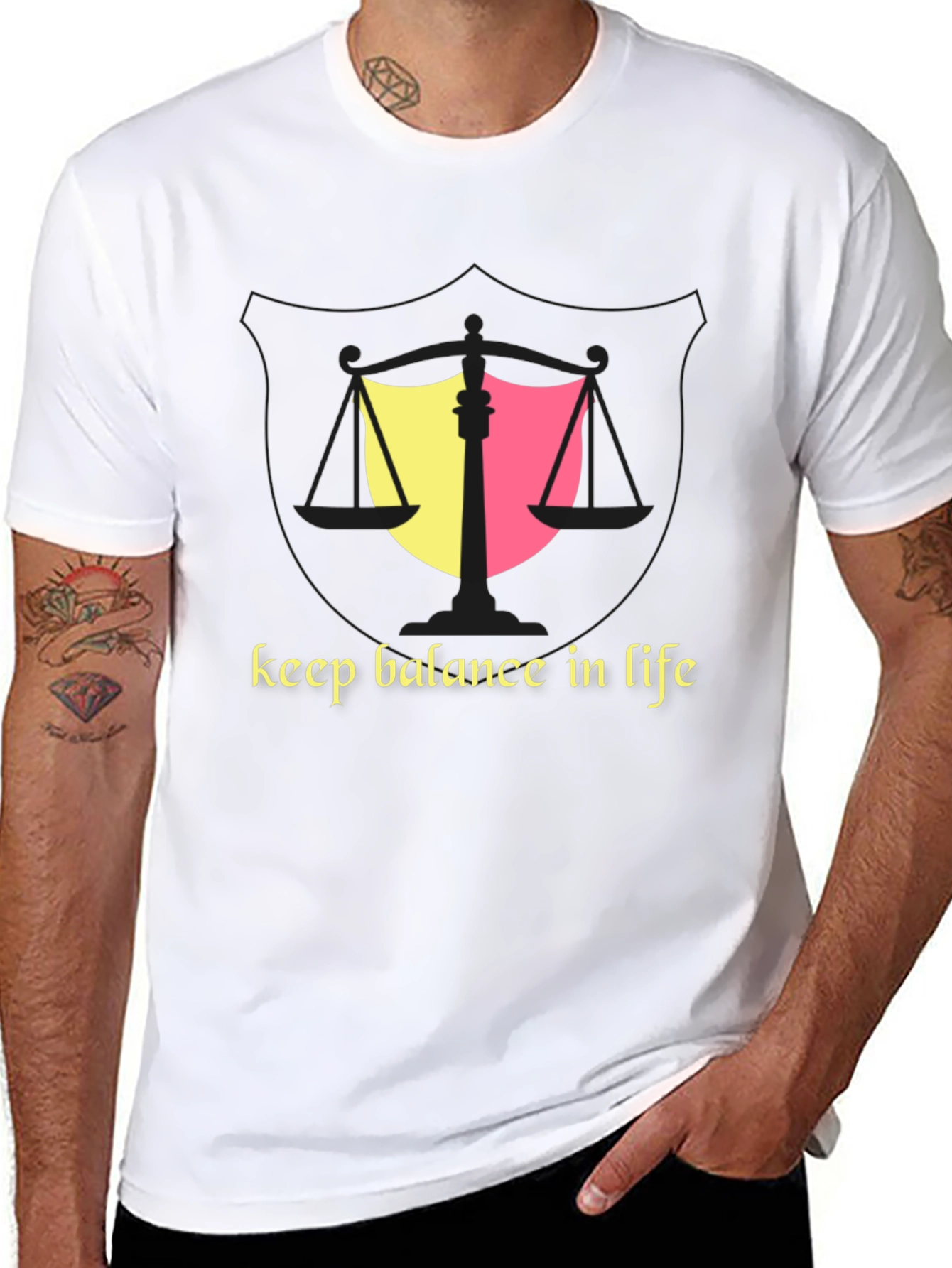 Balance in Life Graphic T-Shirt