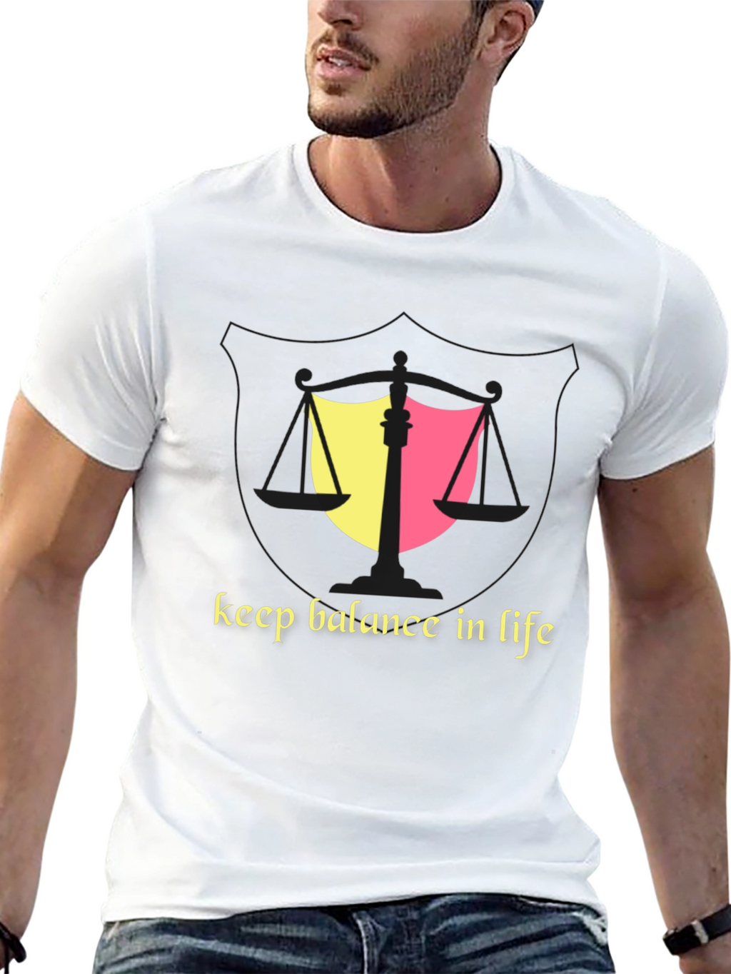 Balance in Life Graphic T-Shirt