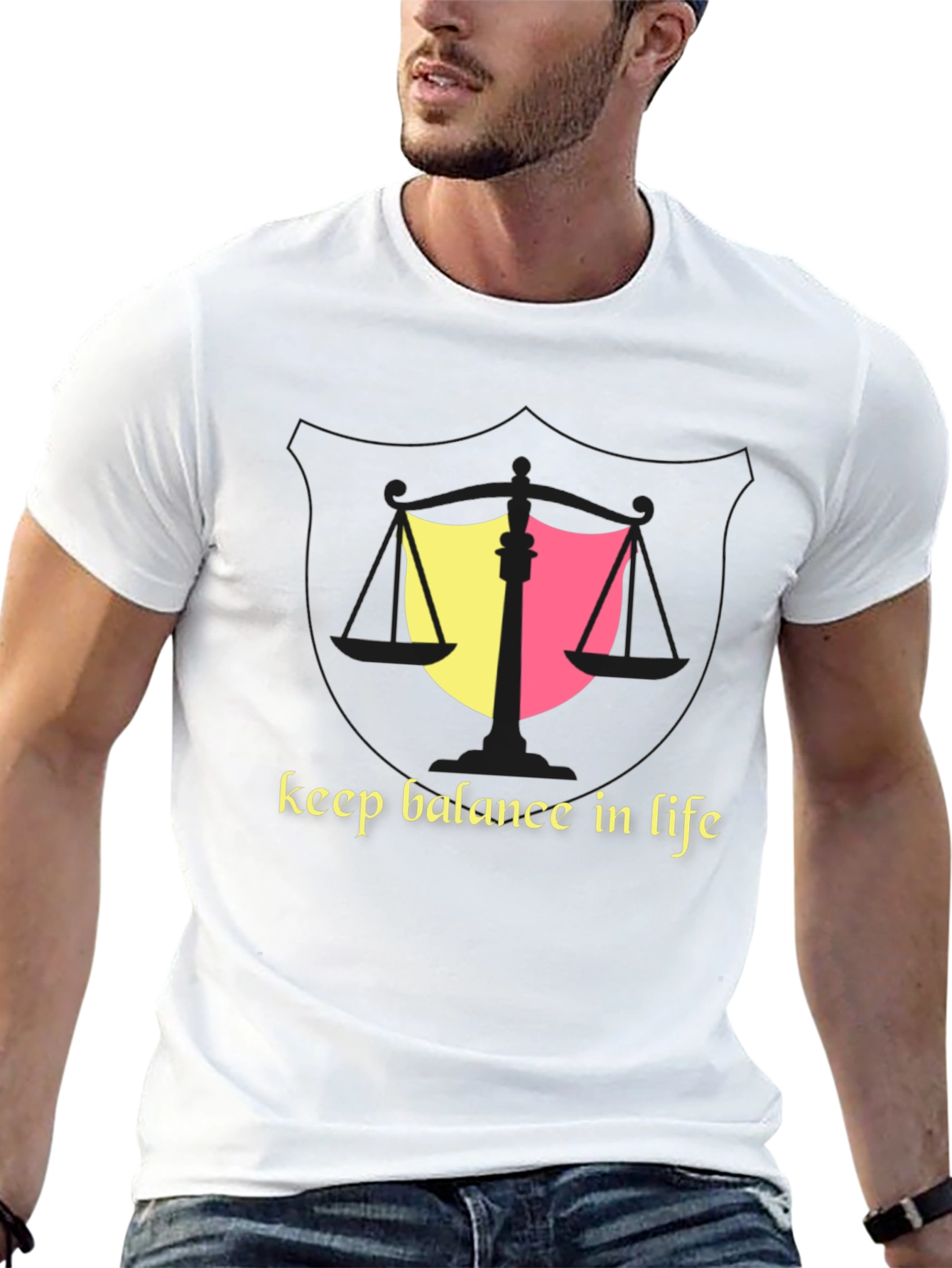 Balance in Life Graphic T-Shirt
