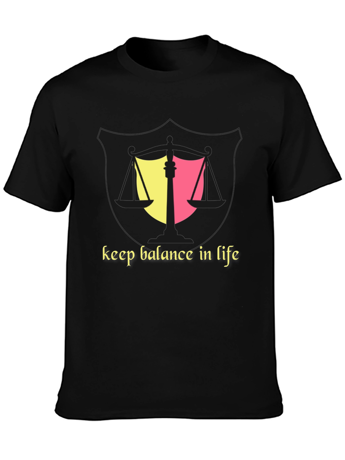 Balance in Life Graphic T-Shirt